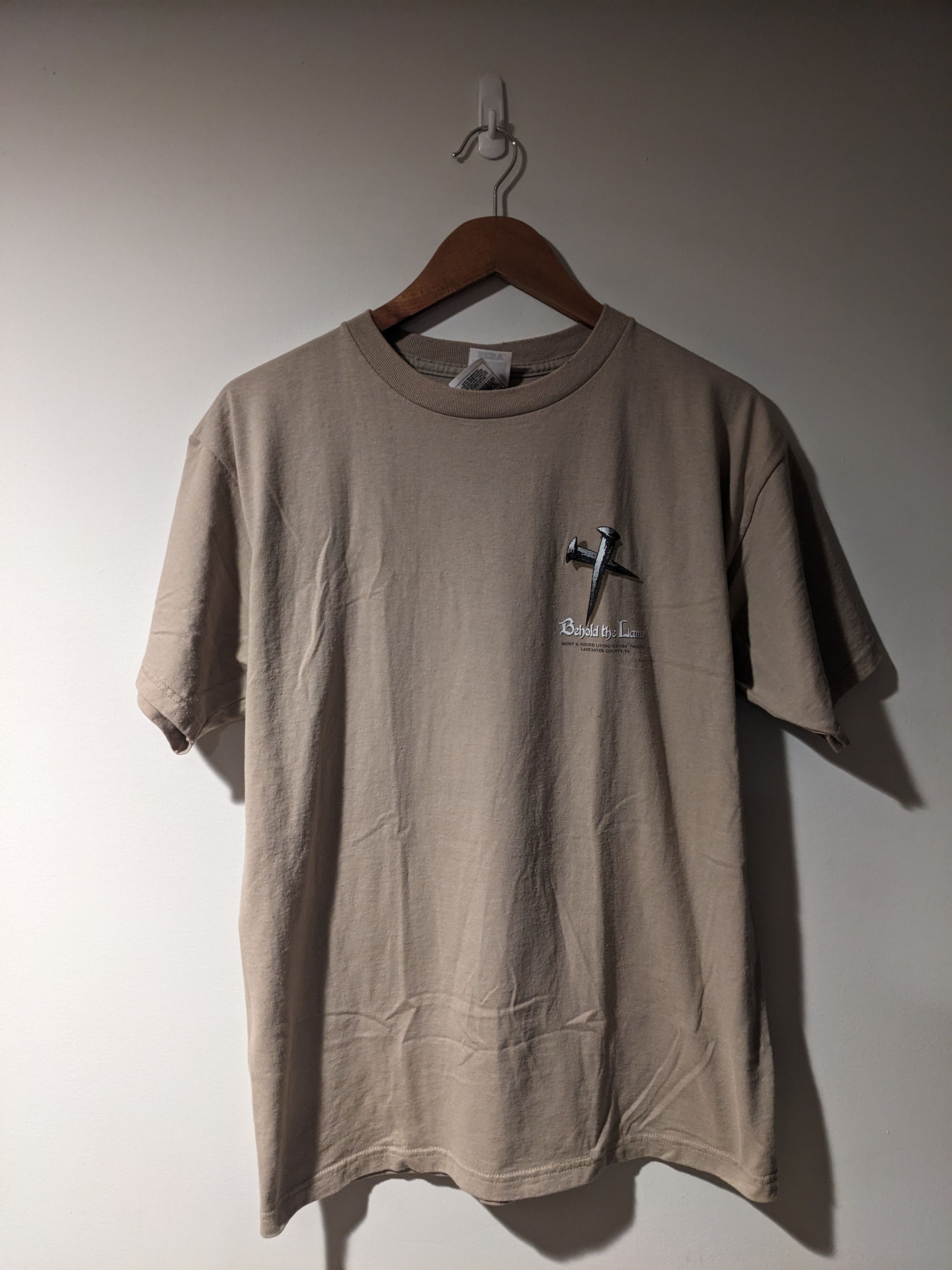 Vintage Vintage 90s He is the Resurrection and the Life T-Shirt Size US L / EU 52-54 / 3 - 3 Thumbnail