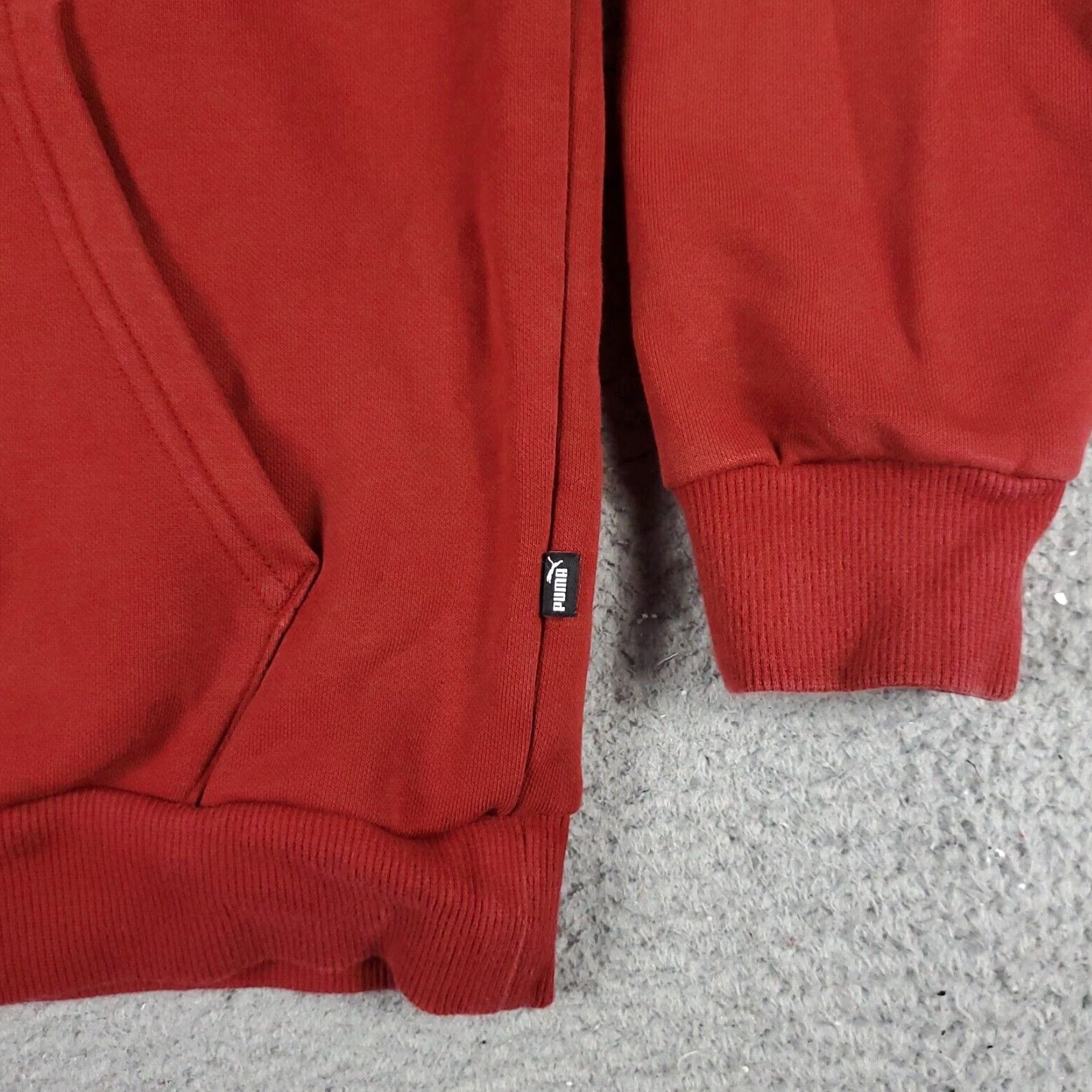 Puma PUMA Hoodie Mens Small Red Casual Pullover Sweatshirt Size US S / EU 44-46 / 1 - 5 Thumbnail