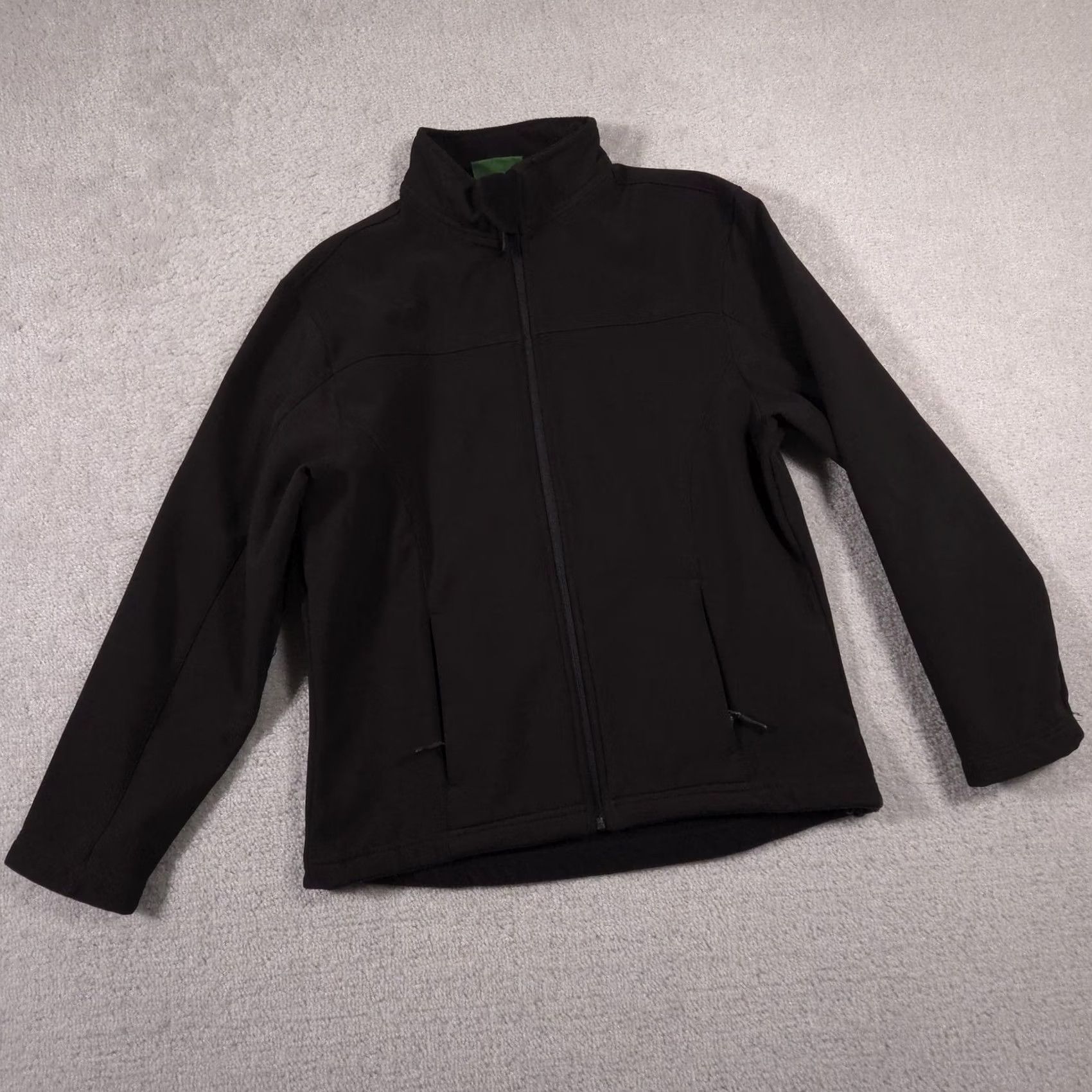 Vintage Stillwater Supply Co Jacket Mens M Black Softshell Lined Full Zip Size US M / EU 48-50 / 2 - 2 Thumbnail
