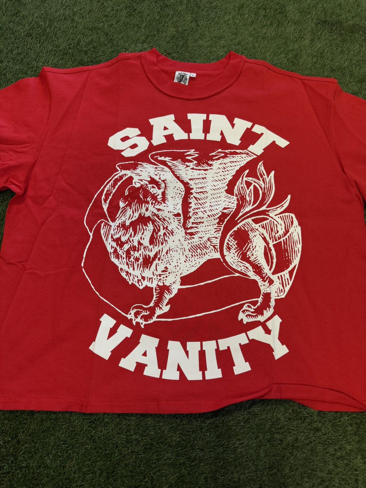 Saint Vanity Saint Vanity Red Tee Shirt Size XL Brand New Size US XL / EU 56 / 4 - 2 Thumbnail
