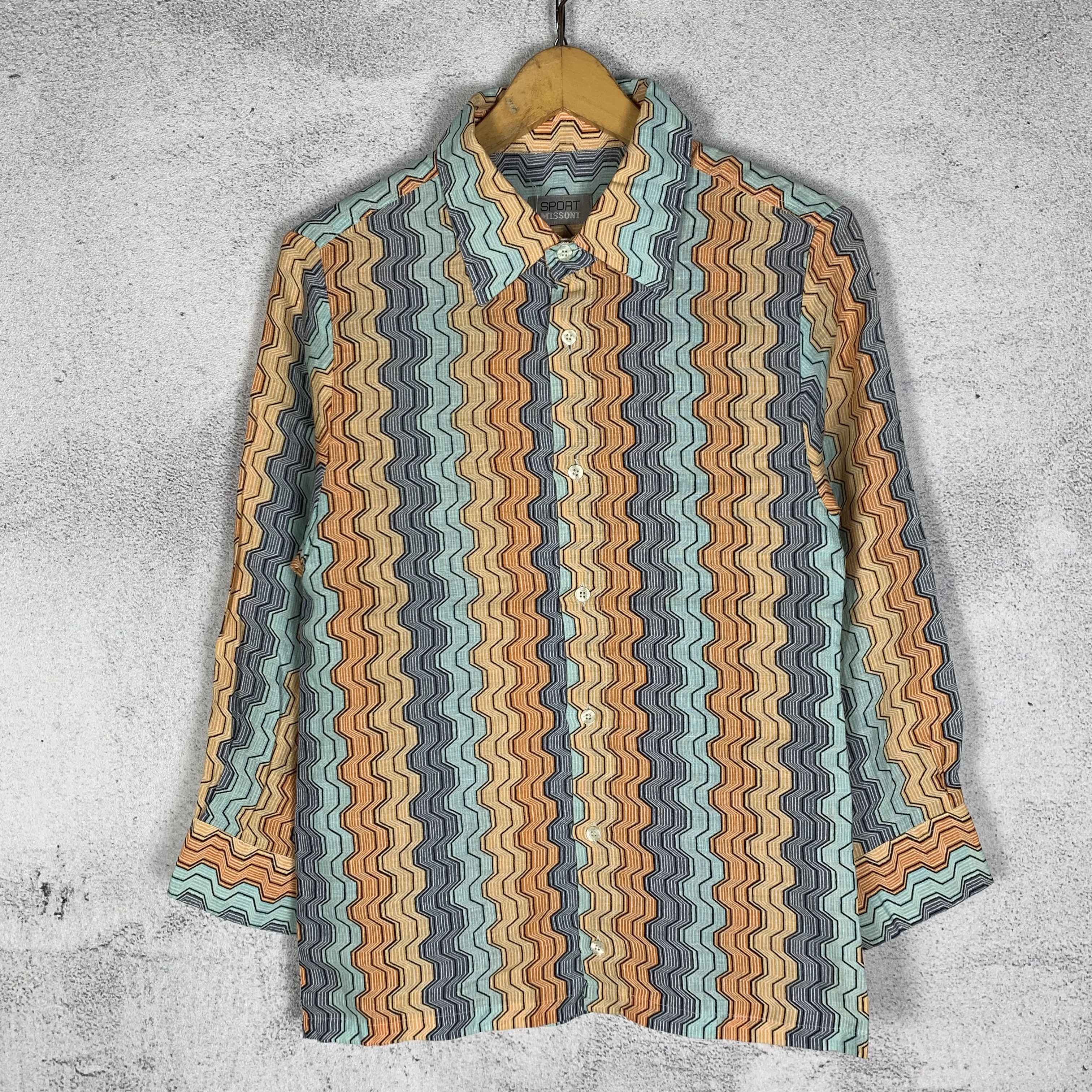 Missoni Vintage Missoni 3D Pattern Shirt Size US S / EU 44-46 / 1 - 1 Thumbnail