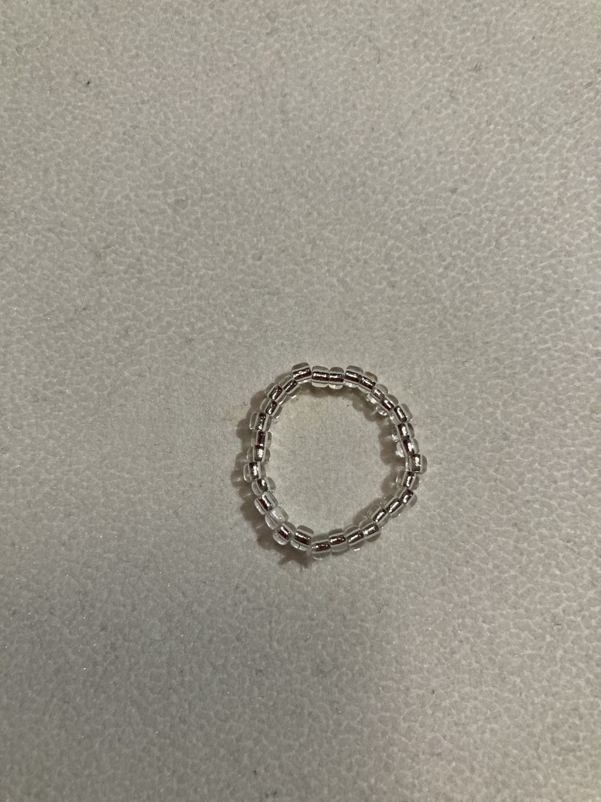 Other Silver coloured beaded ring Size ONE SIZE - 1 Preview