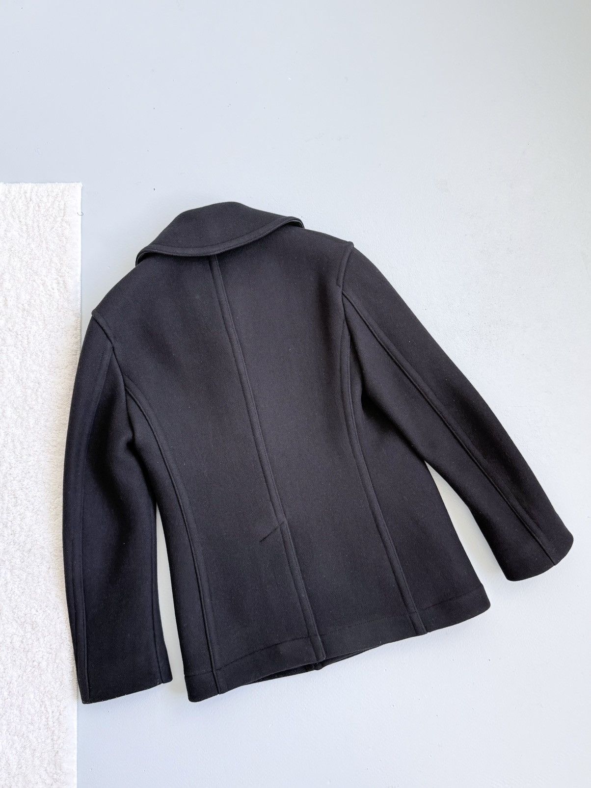 Burberry Burberry Brit Eckford Wool Double Breasted Peacoat Size S Size US S / EU 44-46 / 1 - 8 Thumbnail
