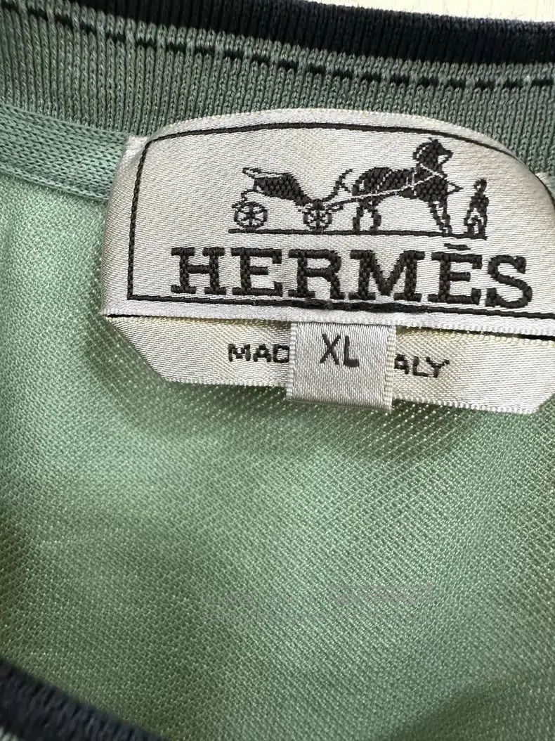 Hermes Hermes Men's Short Sleeve Size US XL / EU 56 / 4 - 3 Thumbnail