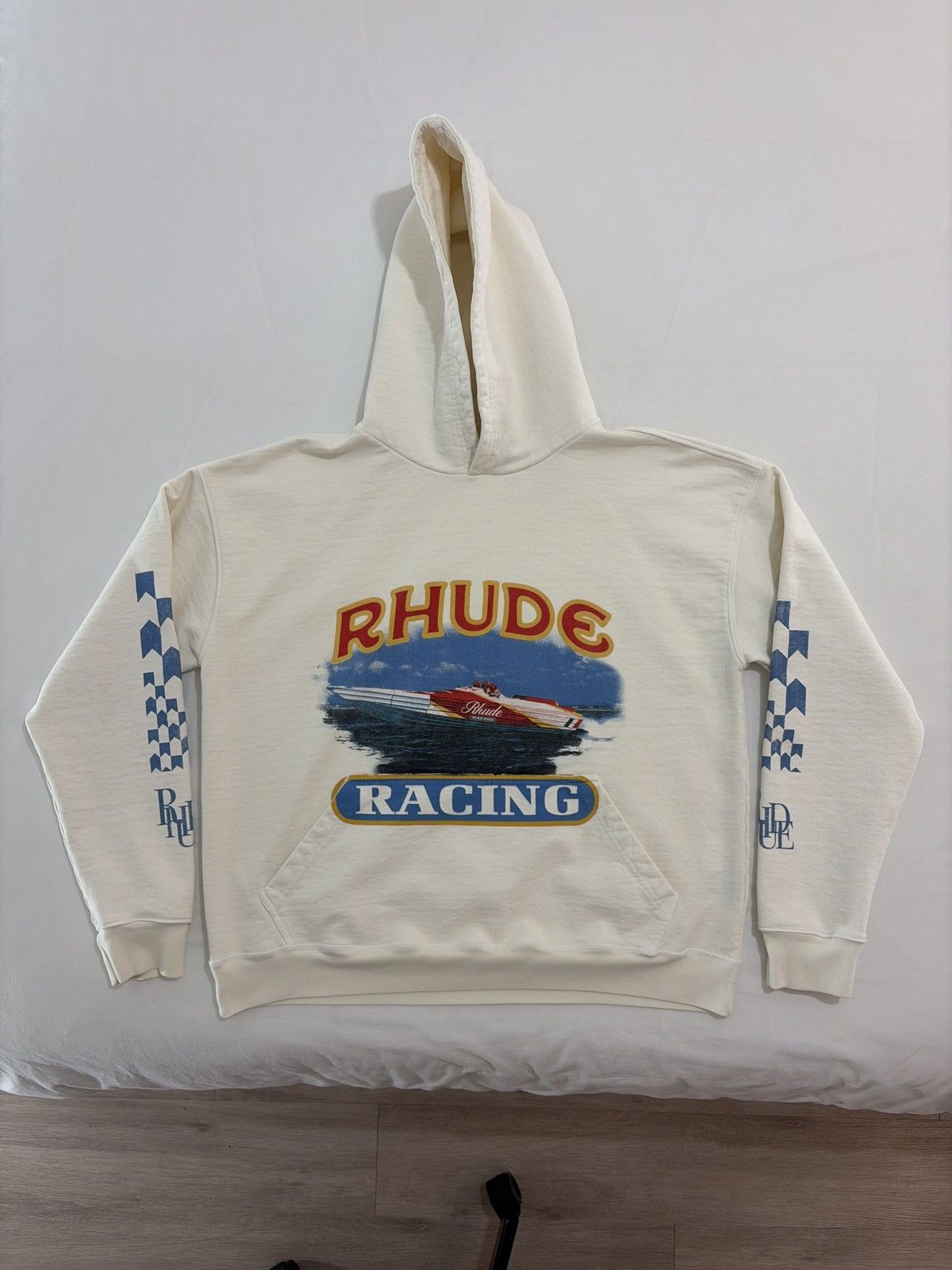 Rhude Rhude Racing Speed Boat Logo Hoodie Size US XL / EU 56 / 4 - 1 Thumbnail