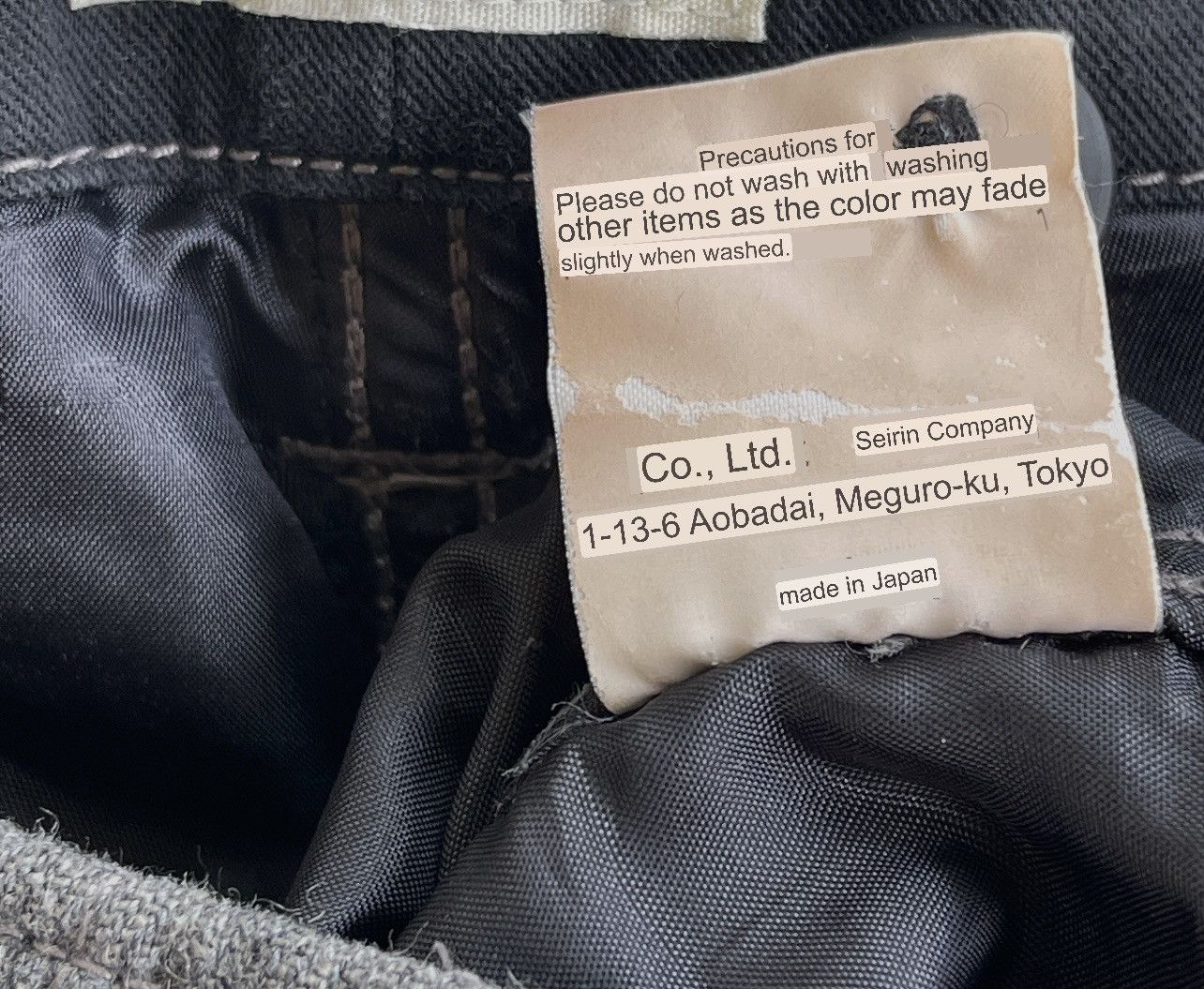 HOLLYWOOD RANCH MARKET HRM Blue Blue Japan Baker Pants Size US 29 - 9 Thumbnail