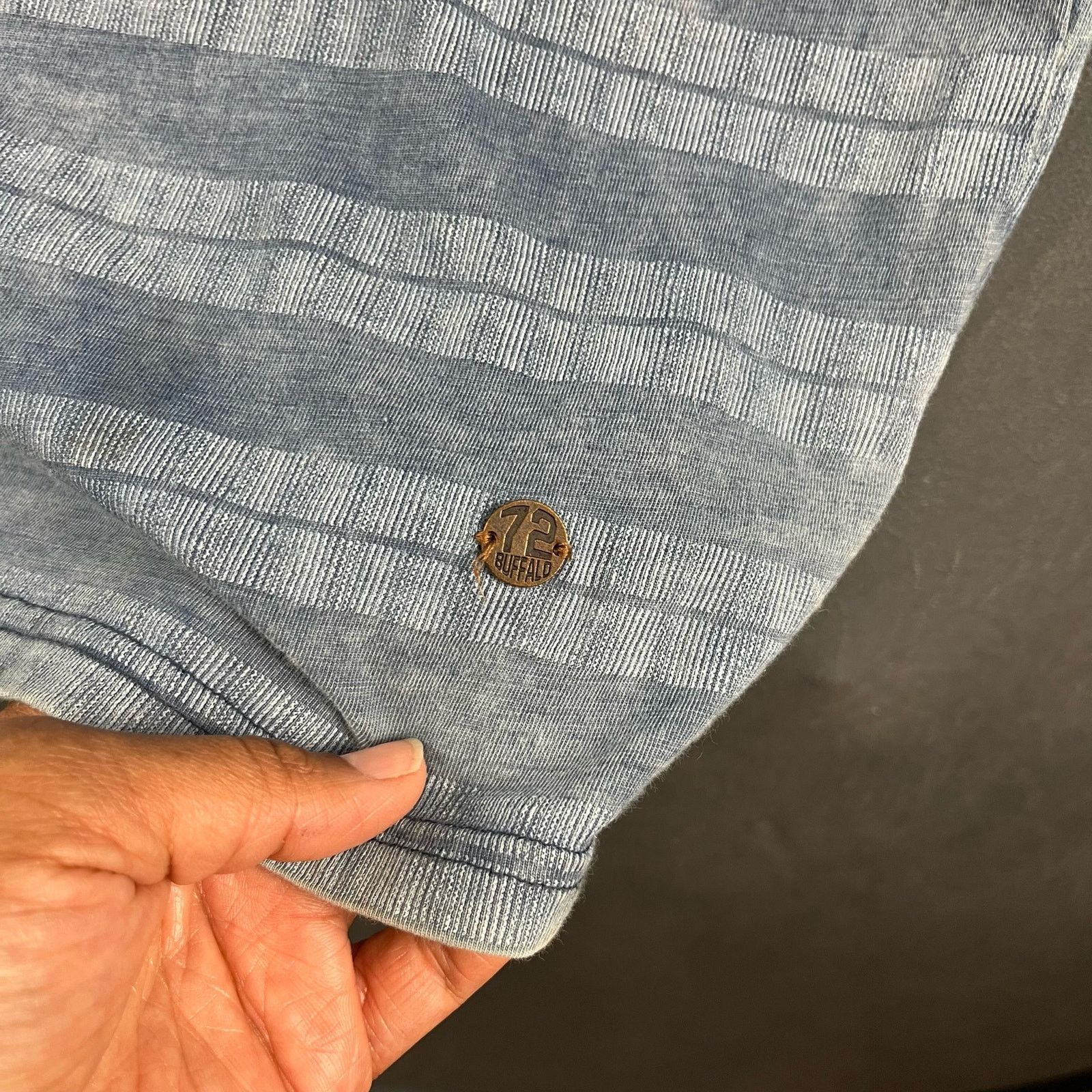 Buffalo David Bitton Buffalo David Bitton Henley 4 Button Shirt Striped Pocket Size US XL / EU 56 / 4 - 6 Thumbnail