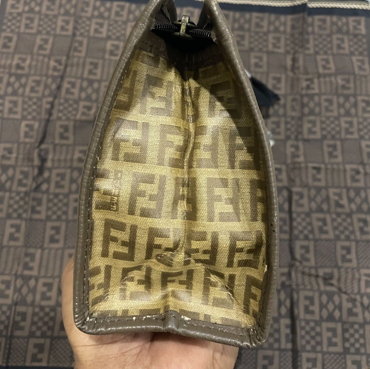 Fendi Fendi Zuccq Clutch Size ONE SIZE - 3 Thumbnail