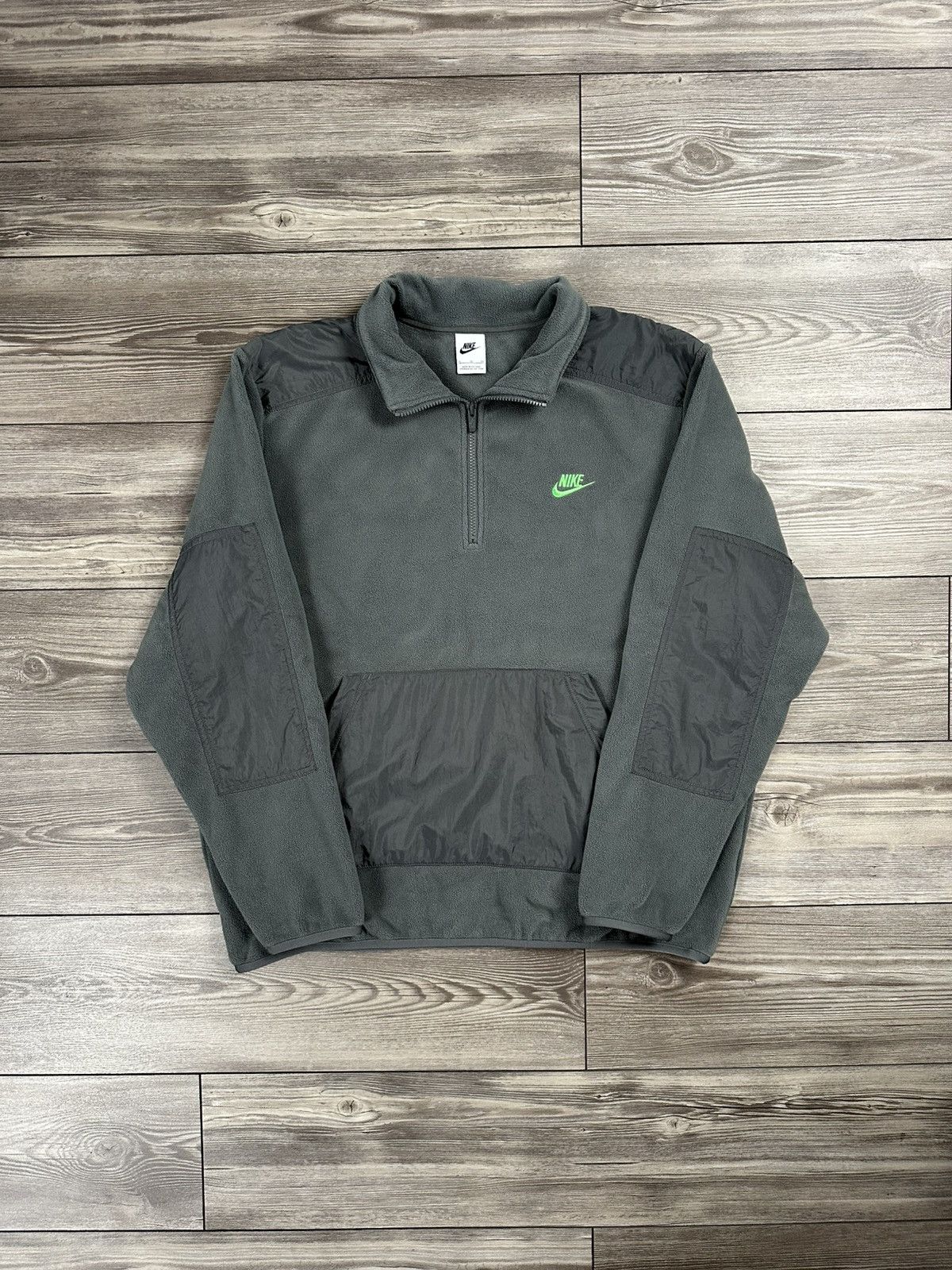 Nike Nike Small Spellout Fleece Quarter Zip Size US XL / EU 56 / 4 - 1 Thumbnail