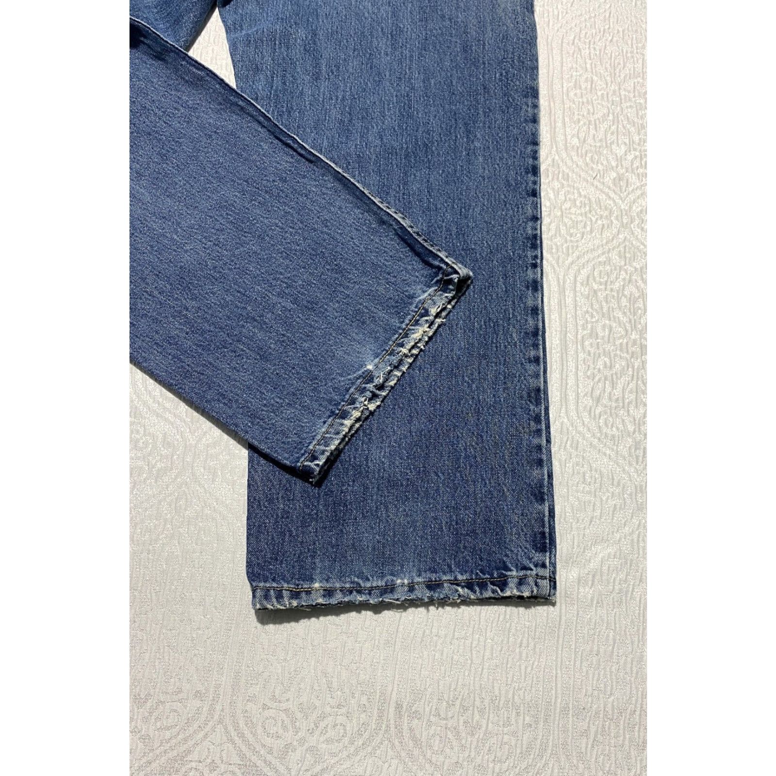 Lee Lee Relaxed Fit Jeans Mens 38x30 Blue 5-Pocket Denim 100% Cotton Straight Leg Size US 38 / EU 54 - 5 Thumbnail