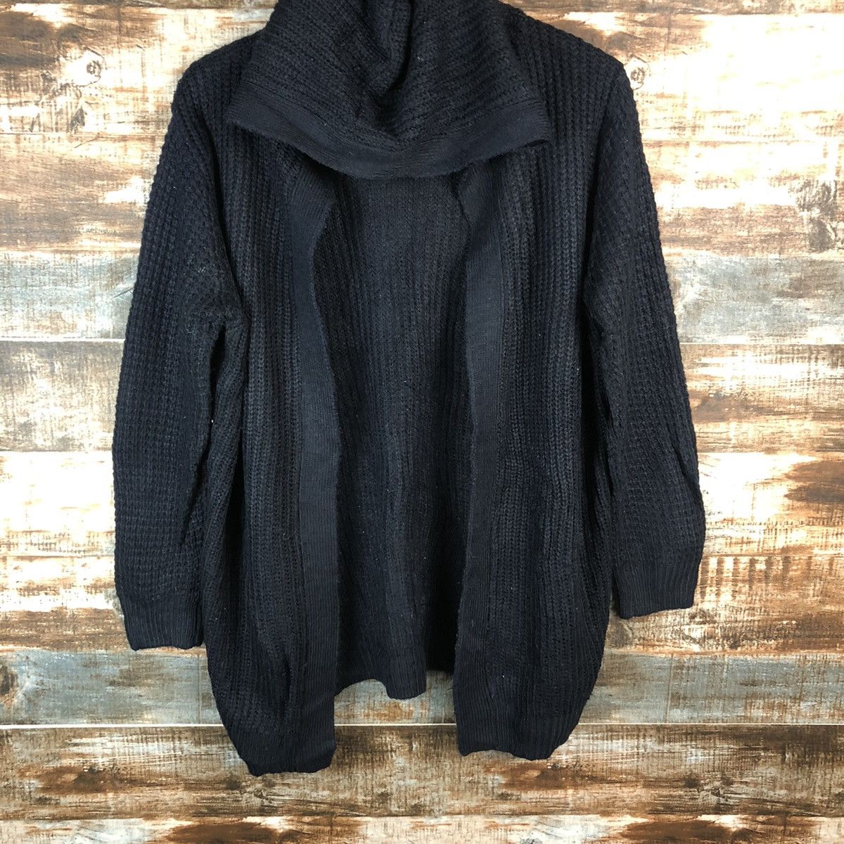 Homespun Knitwear Gantiel Dark Blue Cardigan Hoodie Knitwear #A1816 Size US M / EU 48-50 / 2 - 3 Thumbnail