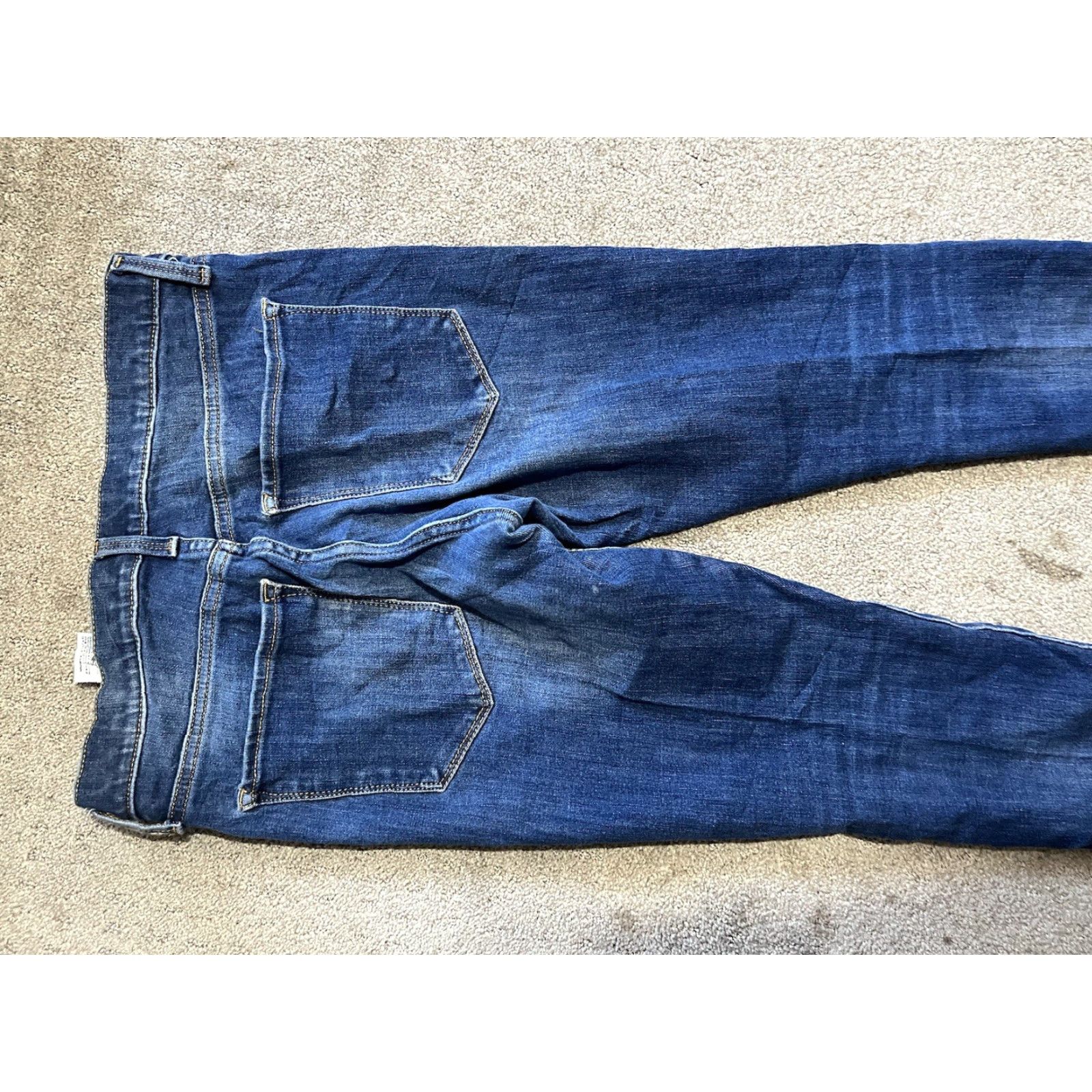 Banana Republic Banana Republic Premium Denim High-Rise Skinny Jeans Women's 27 Blue Med Wash Denim Jeans 5-Pocket Womens Size 27 Blue Size 27" / US 4 / IT 40 - 4 Thumbnail