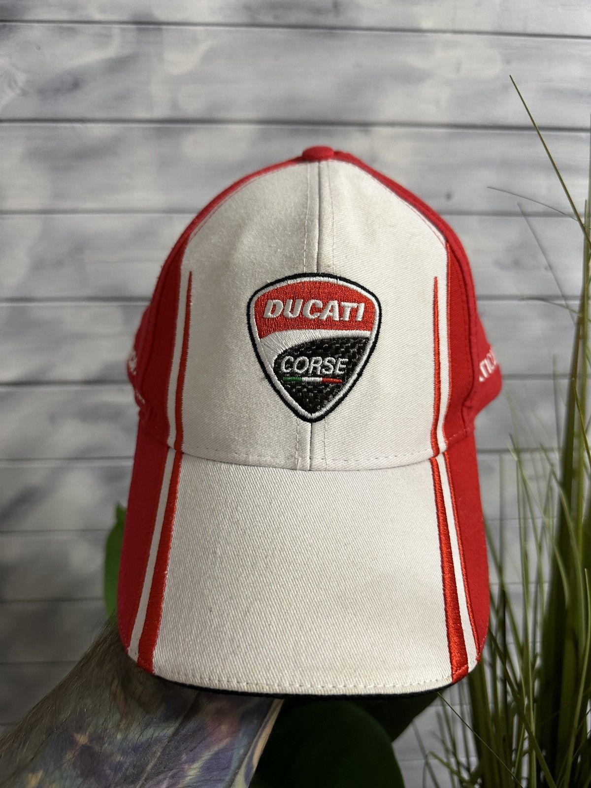 Ducati Rare Vintage Cap Ducati Corse Racing Moto. Size ONE SIZE - 2 Thumbnail
