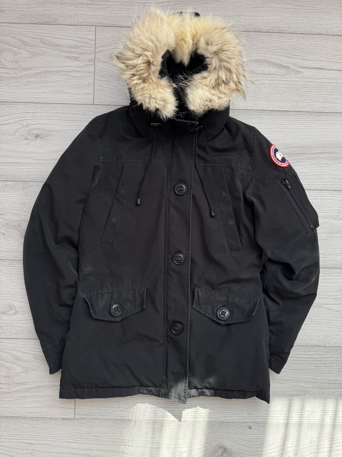 Canada Goose Canada Goose MONTEBELLO parka heritage coyote fur trim Size S / US 4 / IT 40 - 1 Thumbnail