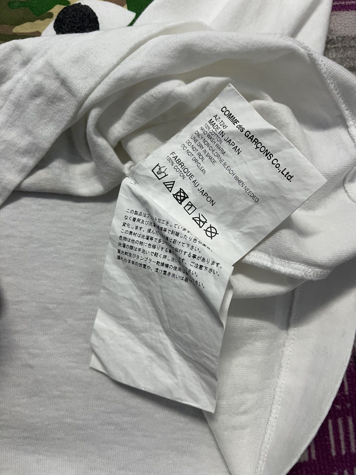 Comme des Garcons VINTAGE PLAY COMME DES GARCONS TEE VERY RARE Size US L / EU 52-54 / 3 - 8 Thumbnail