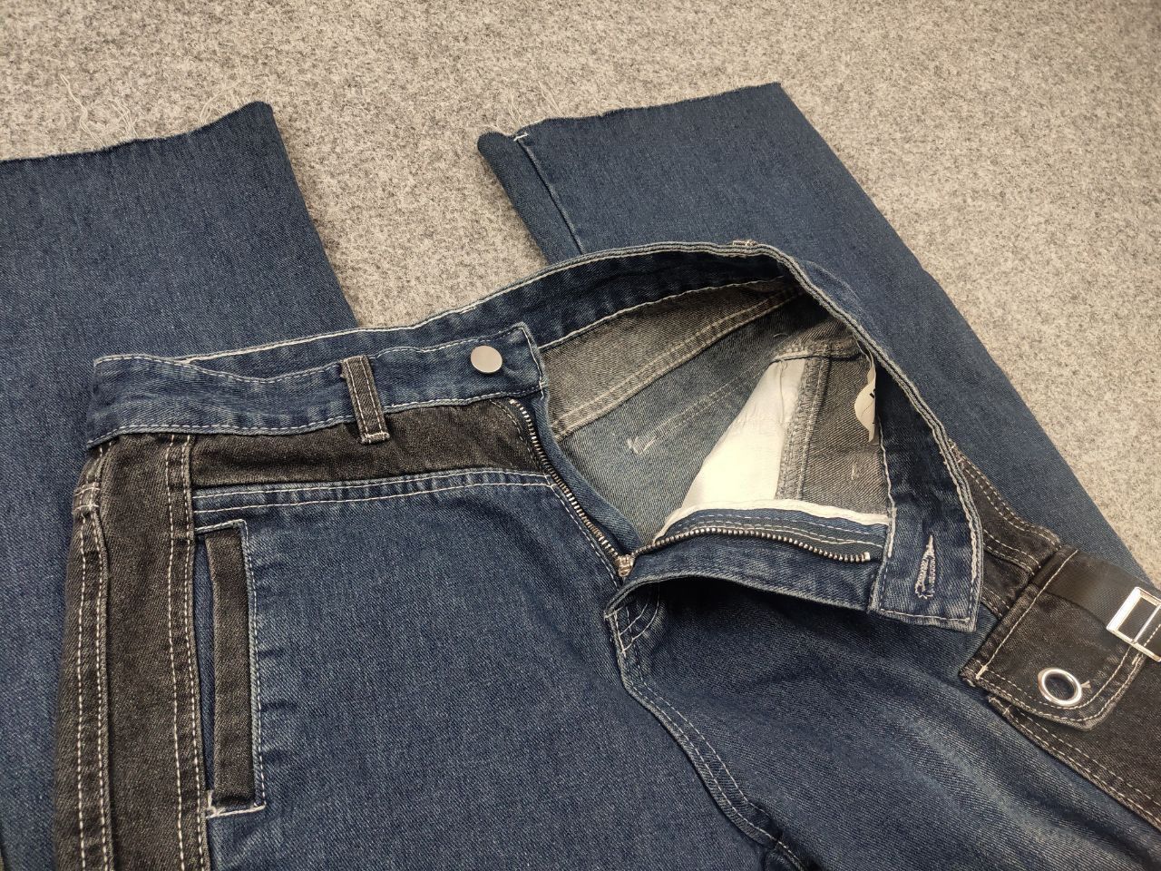 If Six Was Nine Vintage if six was nine y2k LGB Cargo Bondage Jeans Flared Size US 30 / EU 46 - 14 Thumbnail