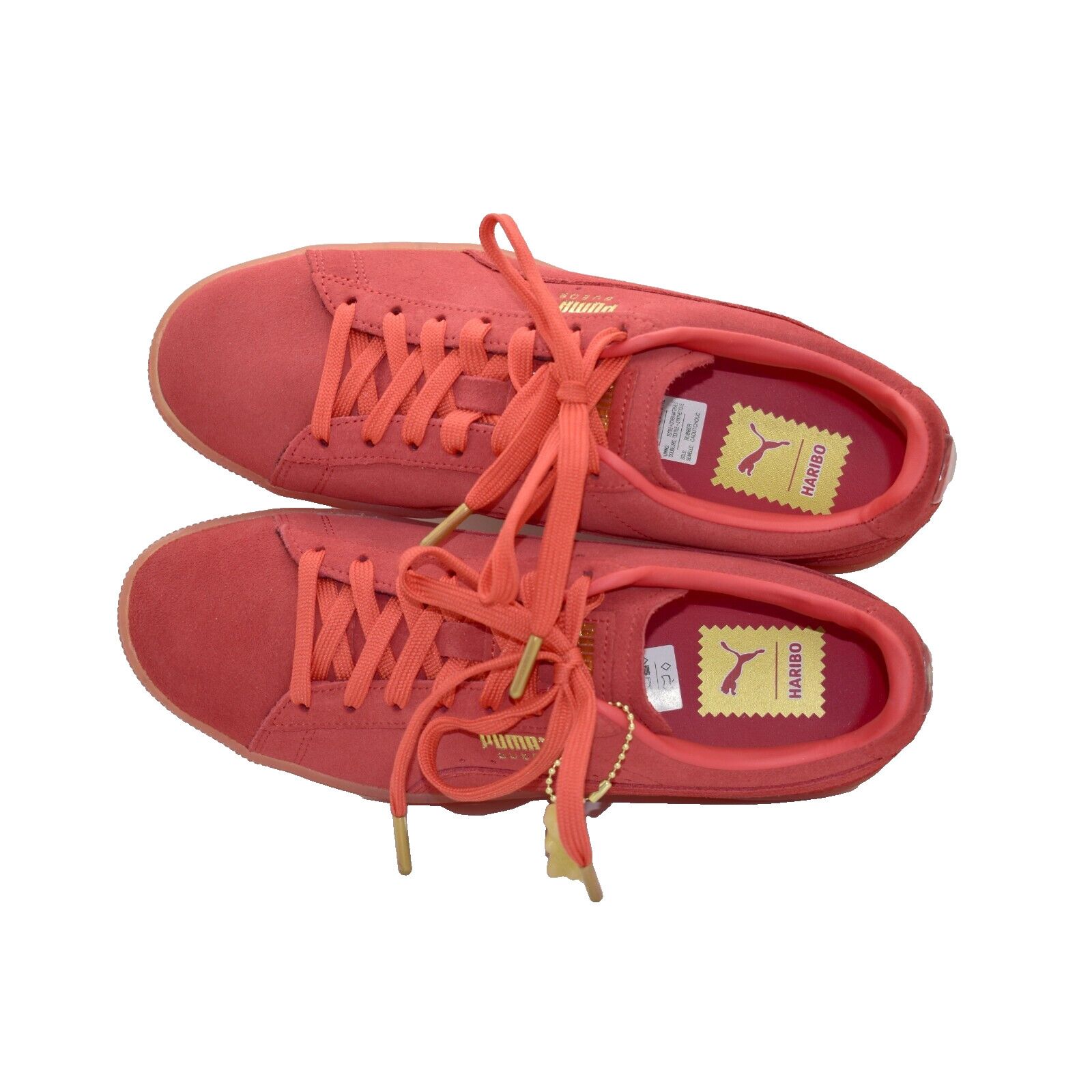 Puma PUMA Suede Haribo FL Red Suede Sneakers Shoes 382563-01 Sz 8 Size US 8 / EU 41 - 4 Thumbnail