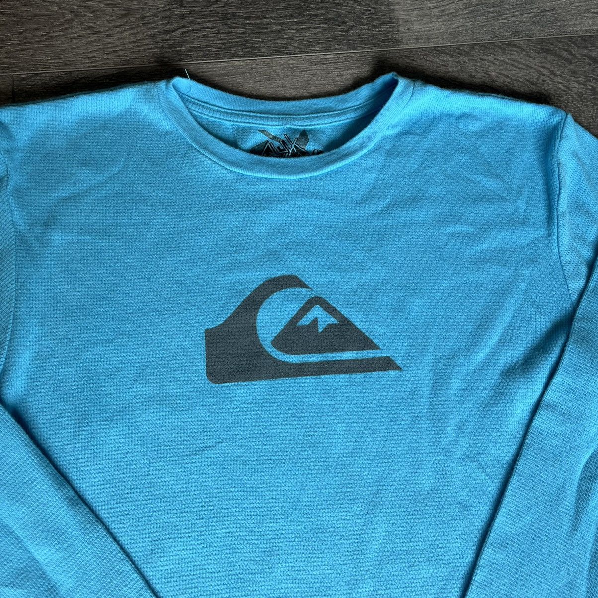 Quiksilver Vintage 2000s Quiksilver Center Logo Longsleeve Thermal Tee Size US L / EU 52-54 / 3 - 3 Thumbnail