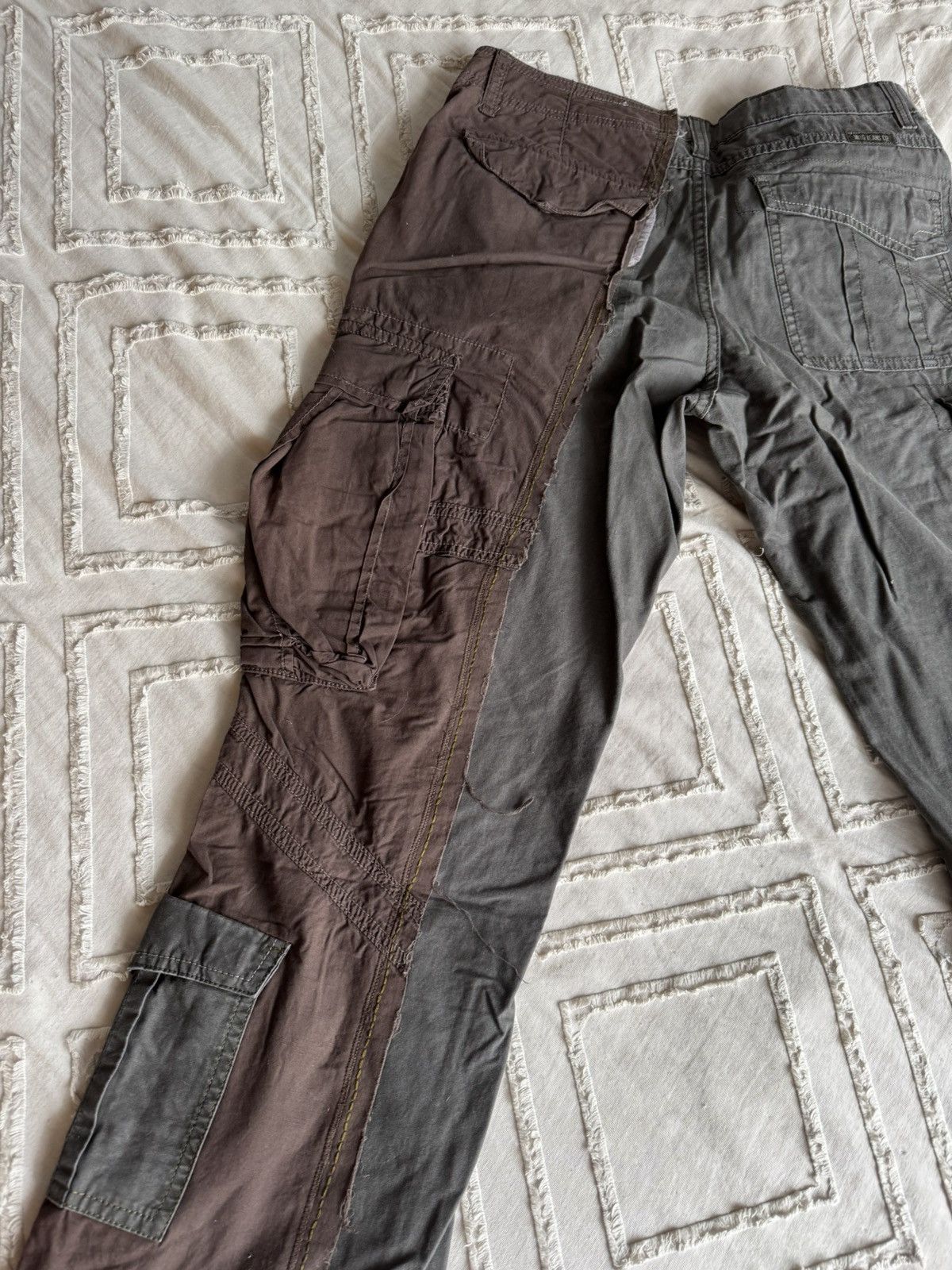 Other Custom Reworked Cargo Pants Size US 29 - 4 Thumbnail