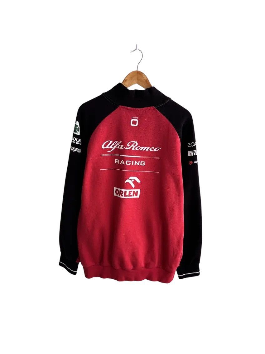 Vintage Vintage Alpha Romeo Orlen Racing Team 1/4 Zip Sweatshirt Size US XL / EU 56 / 4 - 9 Thumbnail