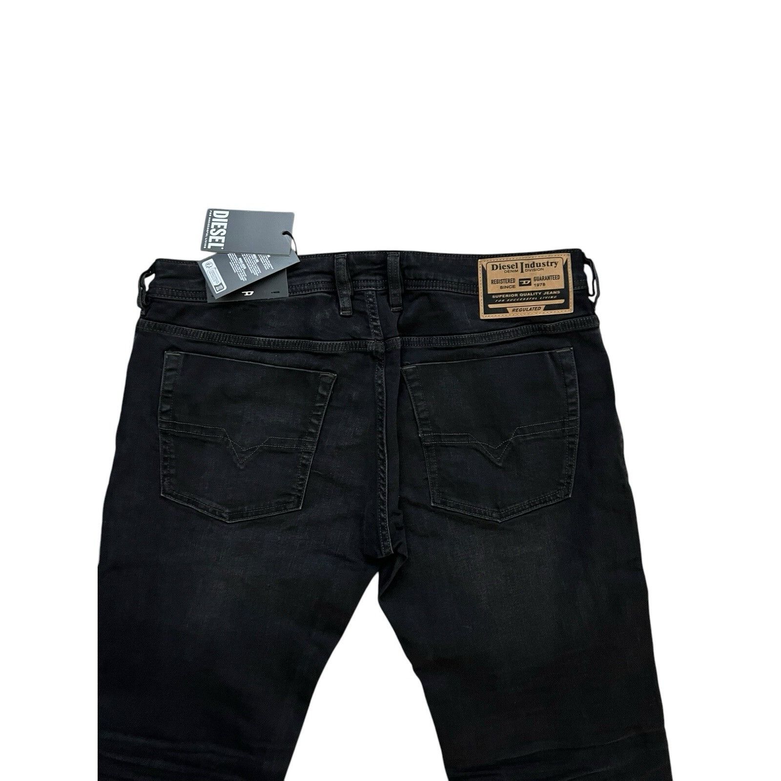 Diesel Diesel Mens Zatiny Bootcut Jeans RB064 Black $195 Size 36/30 Size US 36 / EU 52 - 5 Thumbnail