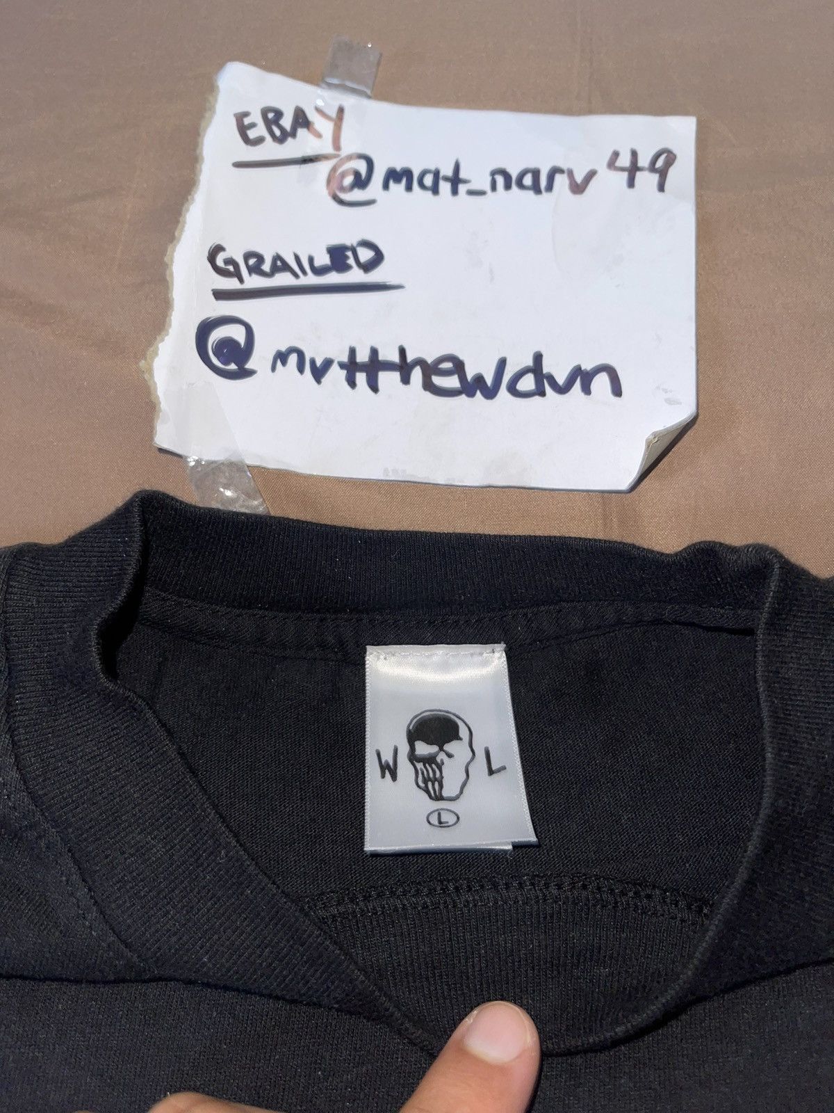 Warren Lotas WARREN LOTAS “NO TEARS” TEE | SZ L MEN’S Size US L / EU 52-54 / 3 - 2 Thumbnail