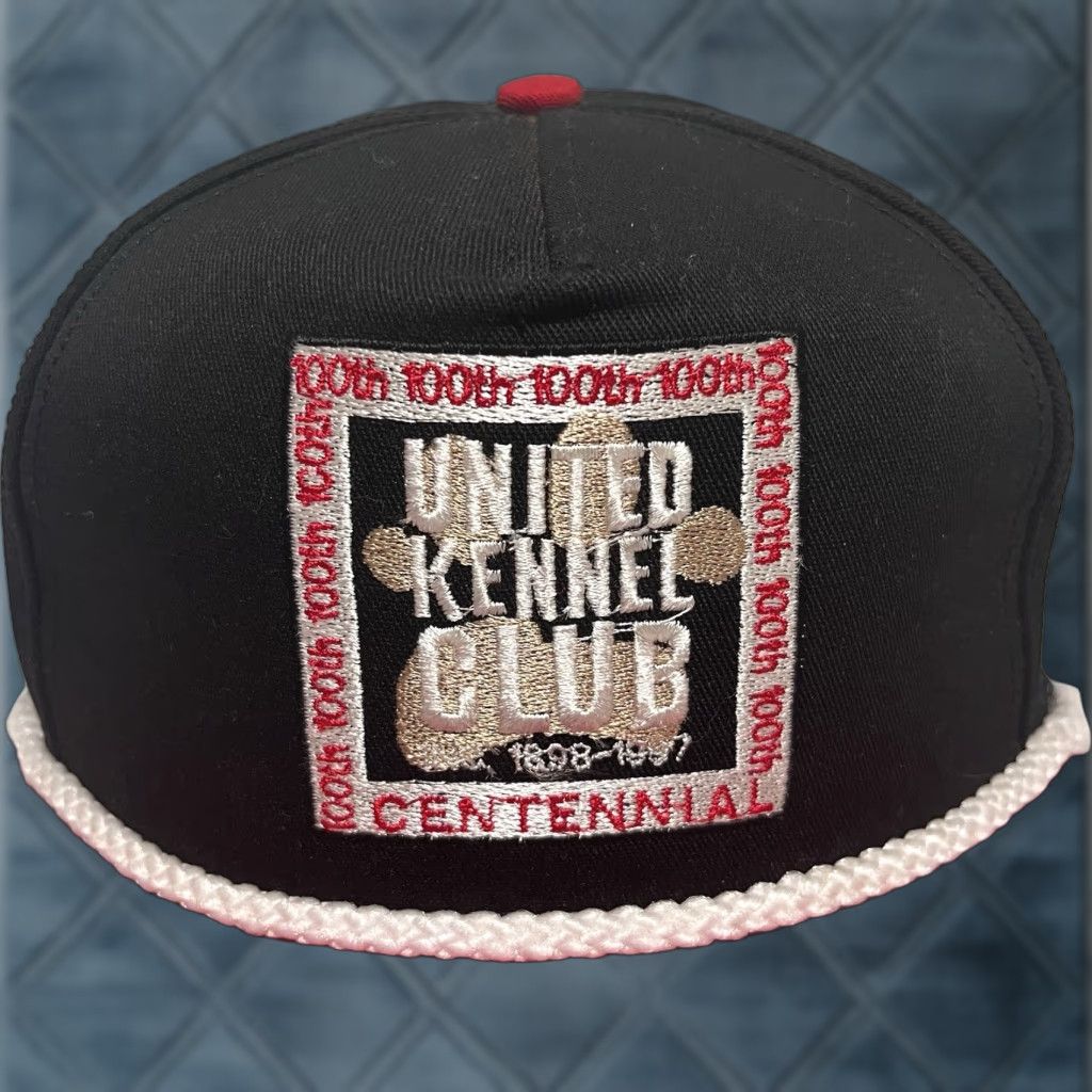 Vintage VINTAGE United Kennel Club Hat Cap Rope Snap Back AKC UKC Dog 100th 90s Retro Size ONE SIZE - 1 Thumbnail