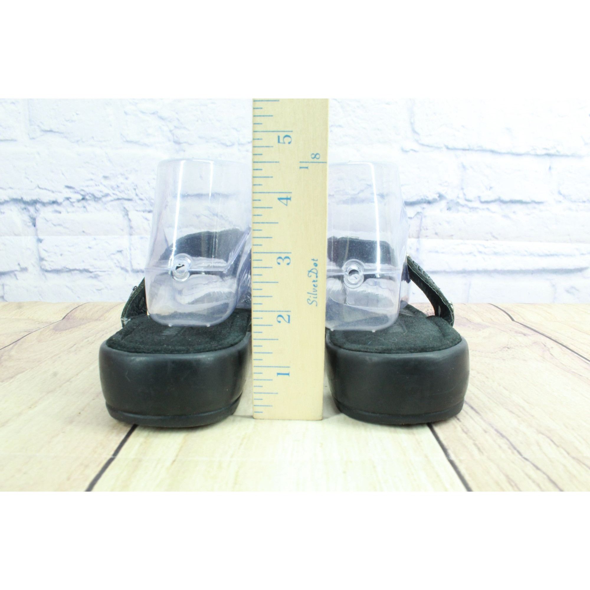 Minnetonka Minnetonka Silverthorne Black Leather Sandals Size 9 Size US 9 / IT 39 - 6 Thumbnail