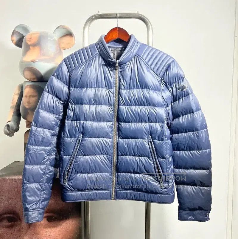 Prada Prada Men's Dark Blue Puffer Jacket. Size US M / EU 48-50 / 2 - 1 Thumbnail