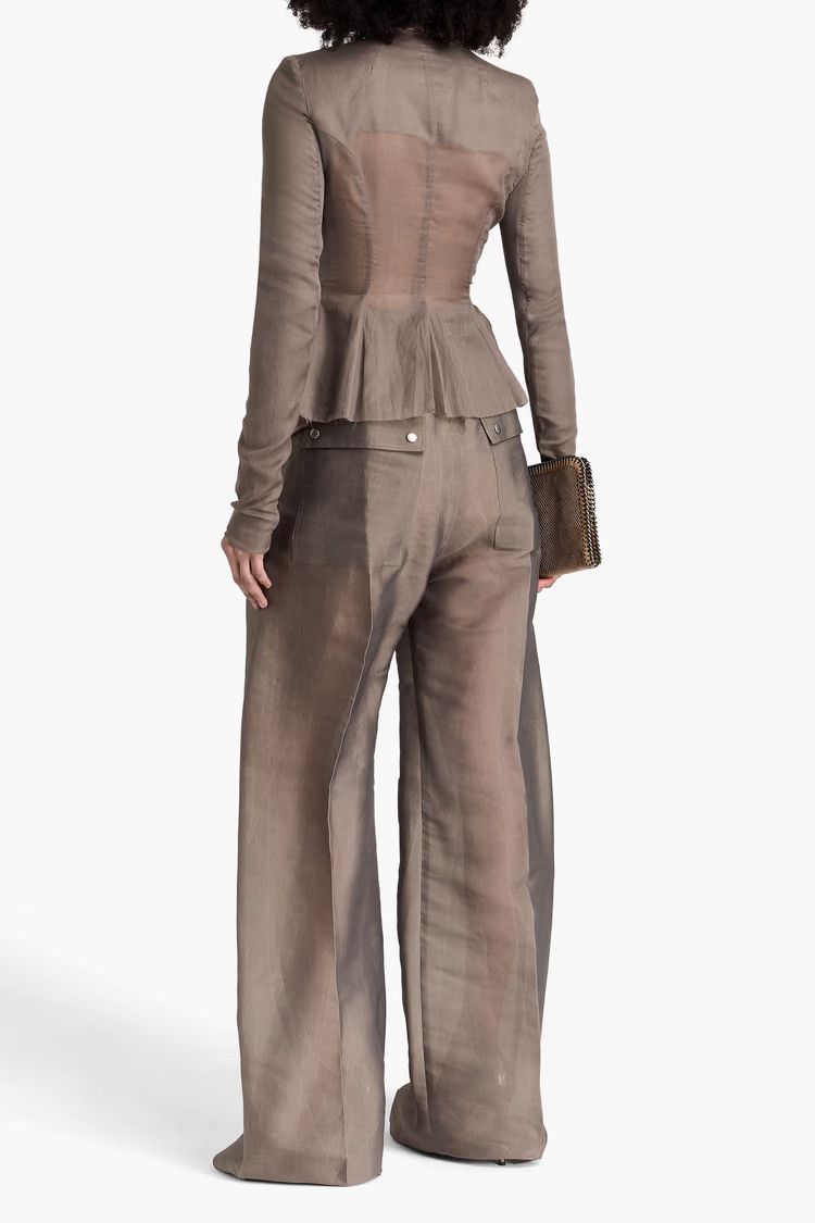 Rick Owens o1y0126 Belted Jacket in Taupe Size S / US 4 / IT 40 - 3 Thumbnail