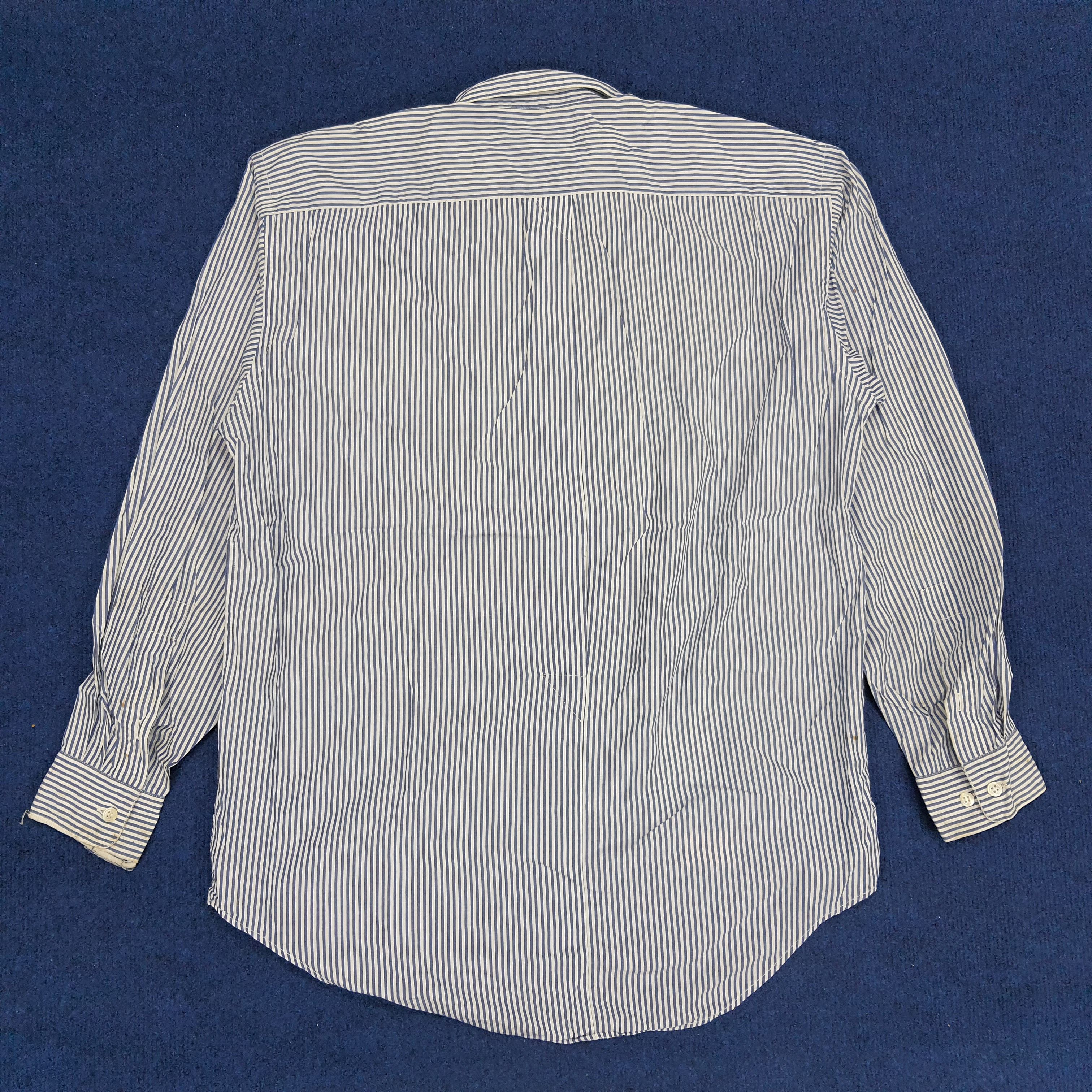 Issey Miyake × Japanese Brand × Vintage Vintage Issey Miyake Design Studio Stripes Shirt Size US M / EU 48-50 / 2 - 3 Thumbnail
