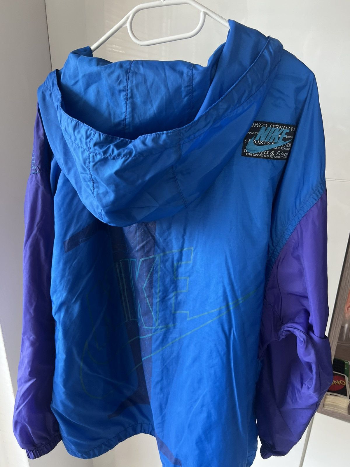 Nike ‼️VINTAGE NIKE 80s BIG LOGO ARCHIVAL WINDBREAKER JACKET‼️ Size US XL / EU 56 / 4 - 10 Thumbnail
