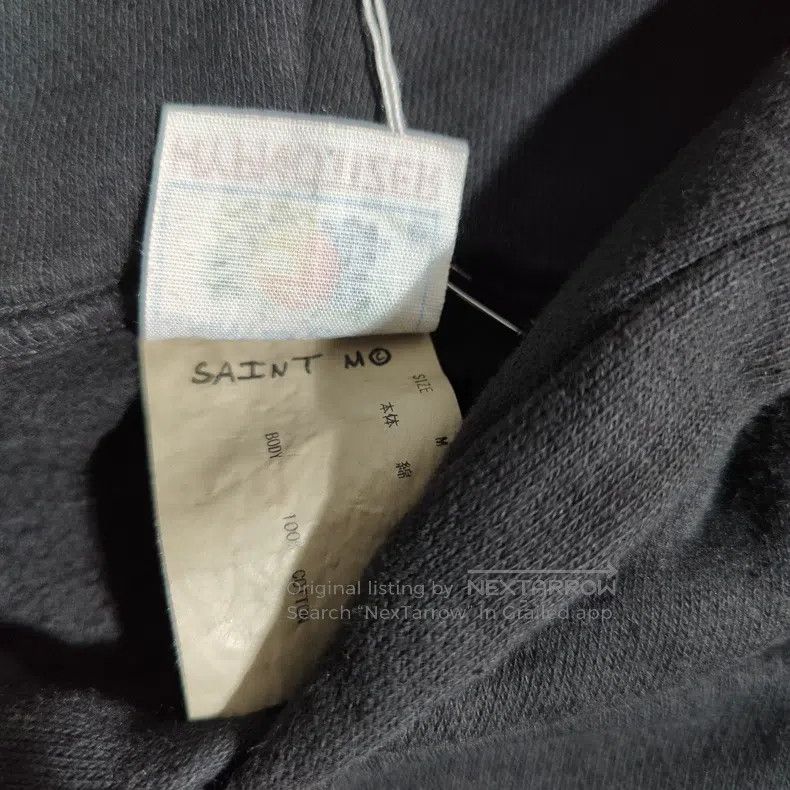 Saint Michael Saint Michael Worn pullover hooded sweatshirt Size US M / EU 48-50 / 2 - 5 Thumbnail