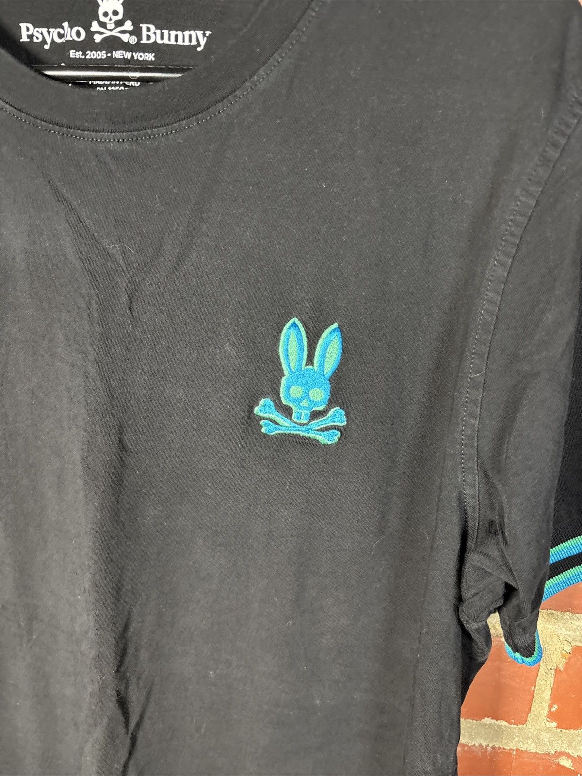 Psycho Bunny Psycho Bunny Blue Bennett Embroidered Shirt Size M (5) Size US M / EU 48-50 / 2 - 2 Thumbnail