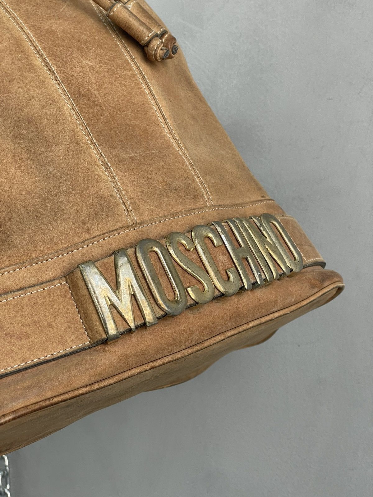 Moschino Moschino made in Italy leather bag y2k hand bag Size ONE SIZE - 4 Thumbnail