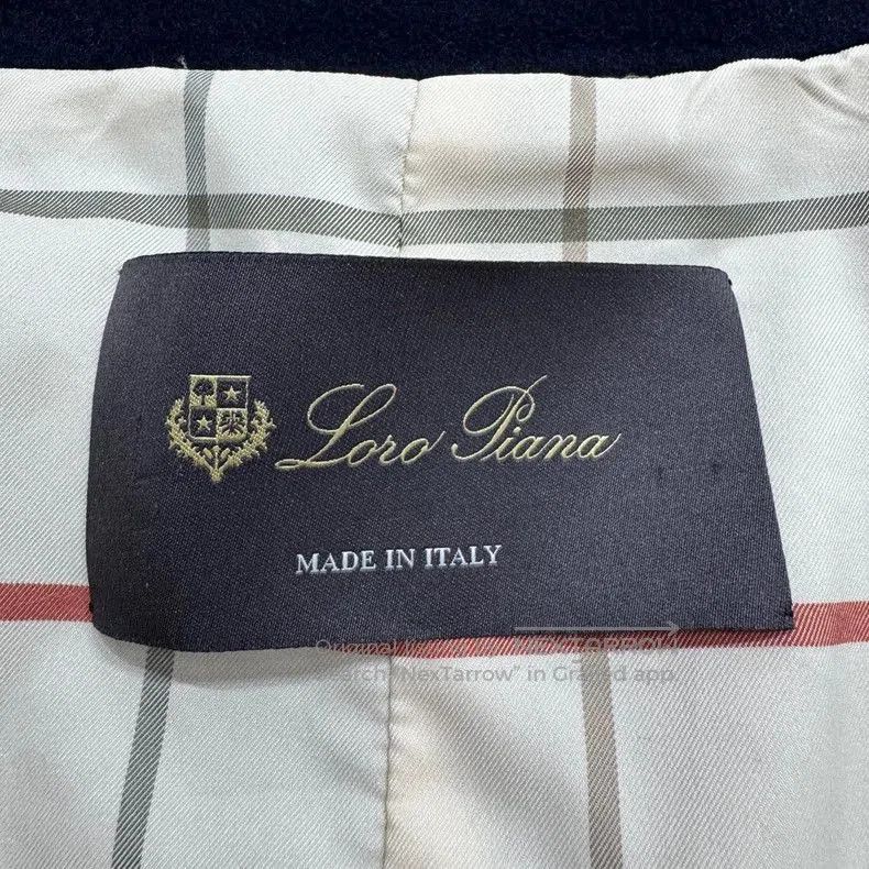 Loro Piana Loro Piana Navy Cashmere Heavy Coat. Size US M / EU 48-50 / 2 - 2 Thumbnail