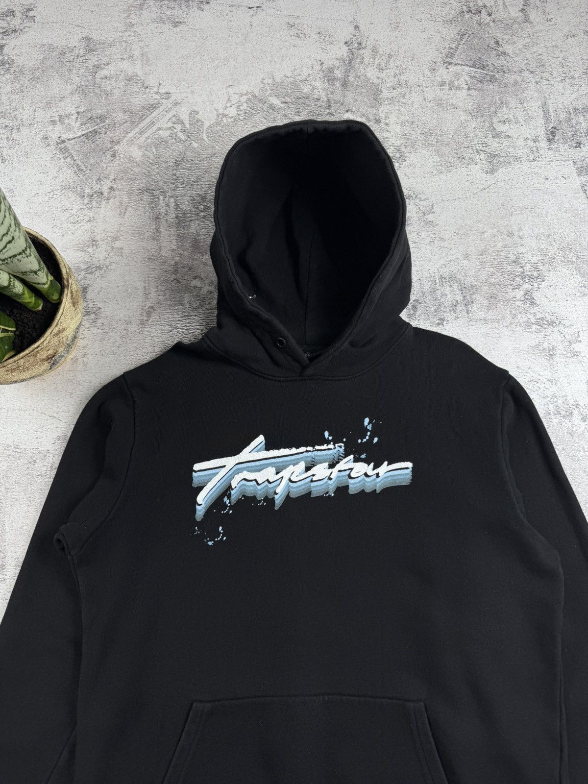 Trapstar London Trapstar Men’s Medium Drill Drill Black Cotton Rap Hoodie Pullover Sweatshirt Size US M / EU 48-50 / 2 - 5 Thumbnail