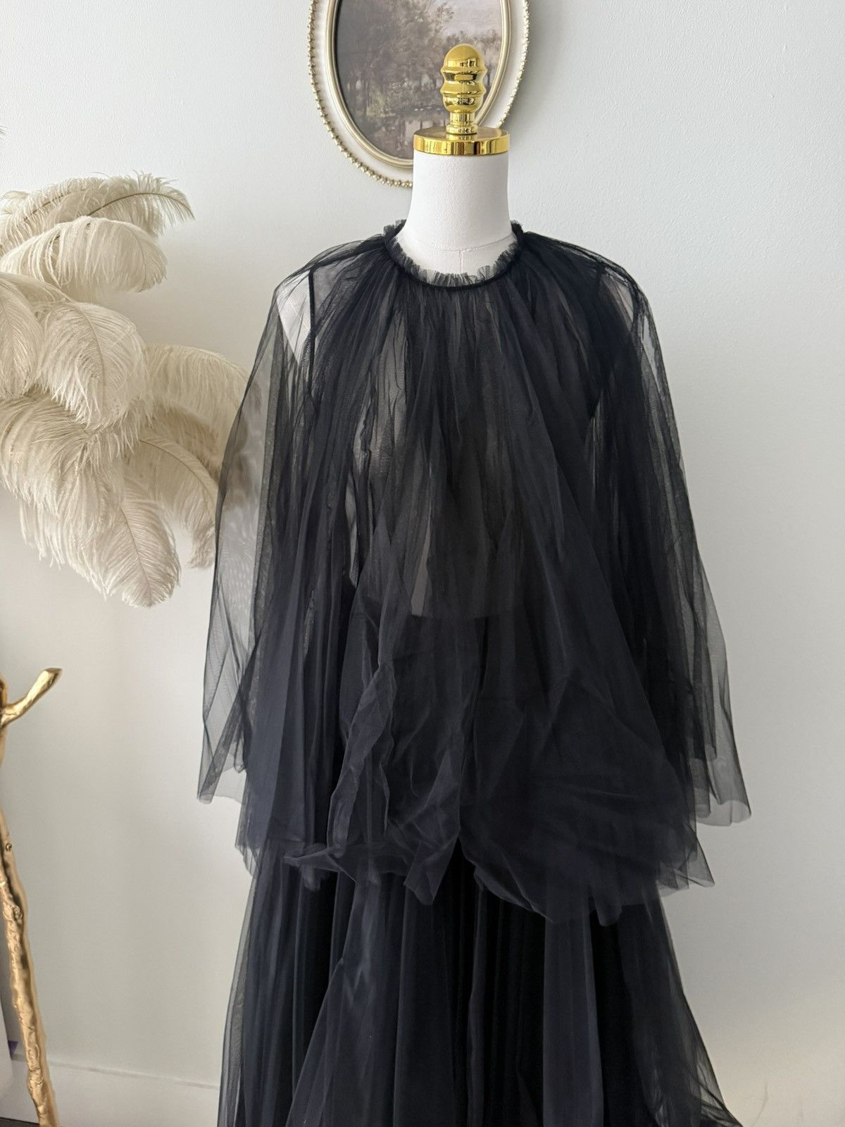Dolce & Gabbana Tulle dolce & gabbana midi dress Size S / US 4 / IT 40 - 6 Thumbnail