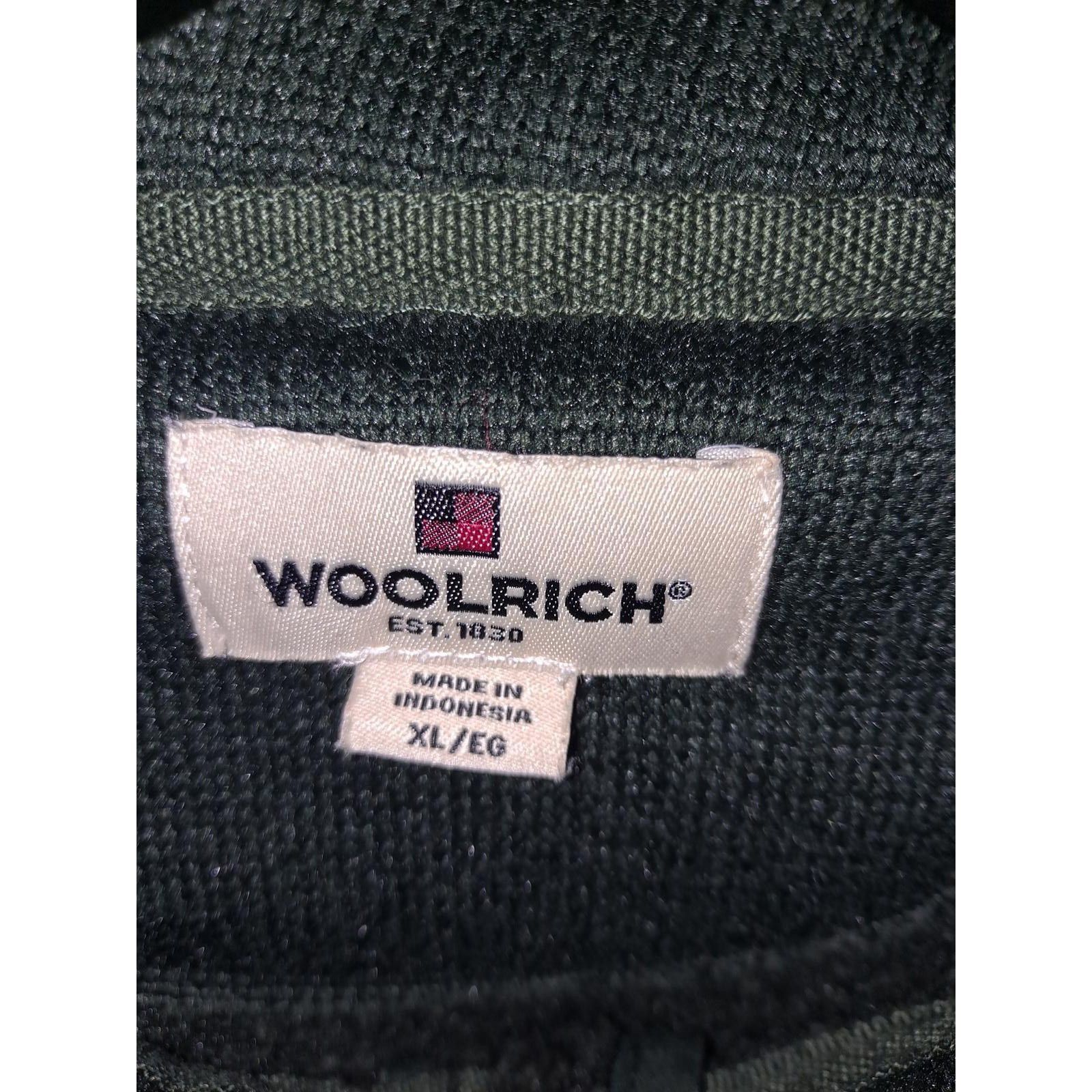 Other Wool Rich Marled Green 1/4 Zip With Zip Front Pocket Sweatsh Size US XL / EU 56 / 4 - 3 Thumbnail
