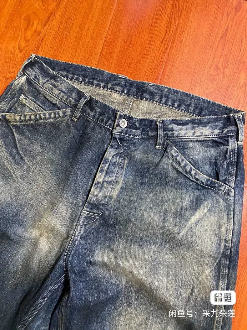 Neighborhood Neighborhood size L Denim Pants, Yellow Mud Wash and Distr Size US 27 - 3 Thumbnail