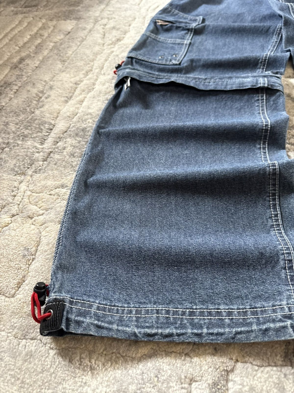 Airwalk 2000s Airwalk Detachable Baggy Heavy Weight Cargo Jeans Size US 32 / EU 48 - 10 Thumbnail