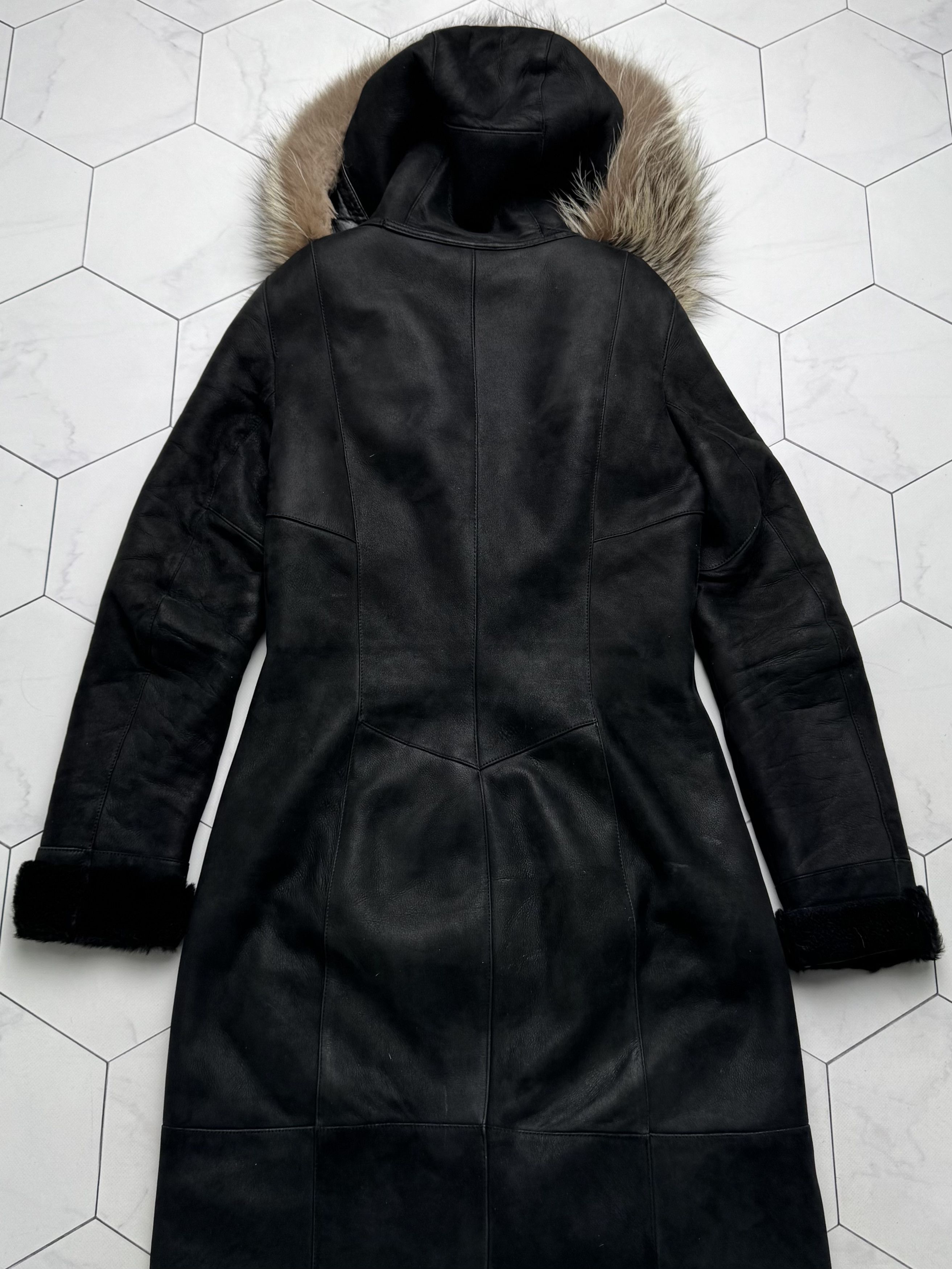 Vintage Vintage Real Lambskin Hooded Coat(B409)E2D15 Size S / US 4 / IT 40 - 18 Thumbnail