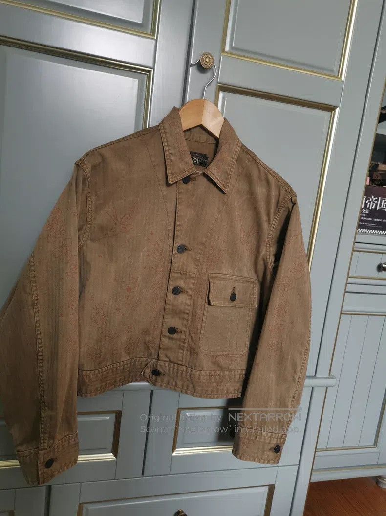RRL Ralph Lauren RRL Ralph Lauren Cafe-colored printed short jacket Size US M / EU 48-50 / 2 - 5 Thumbnail