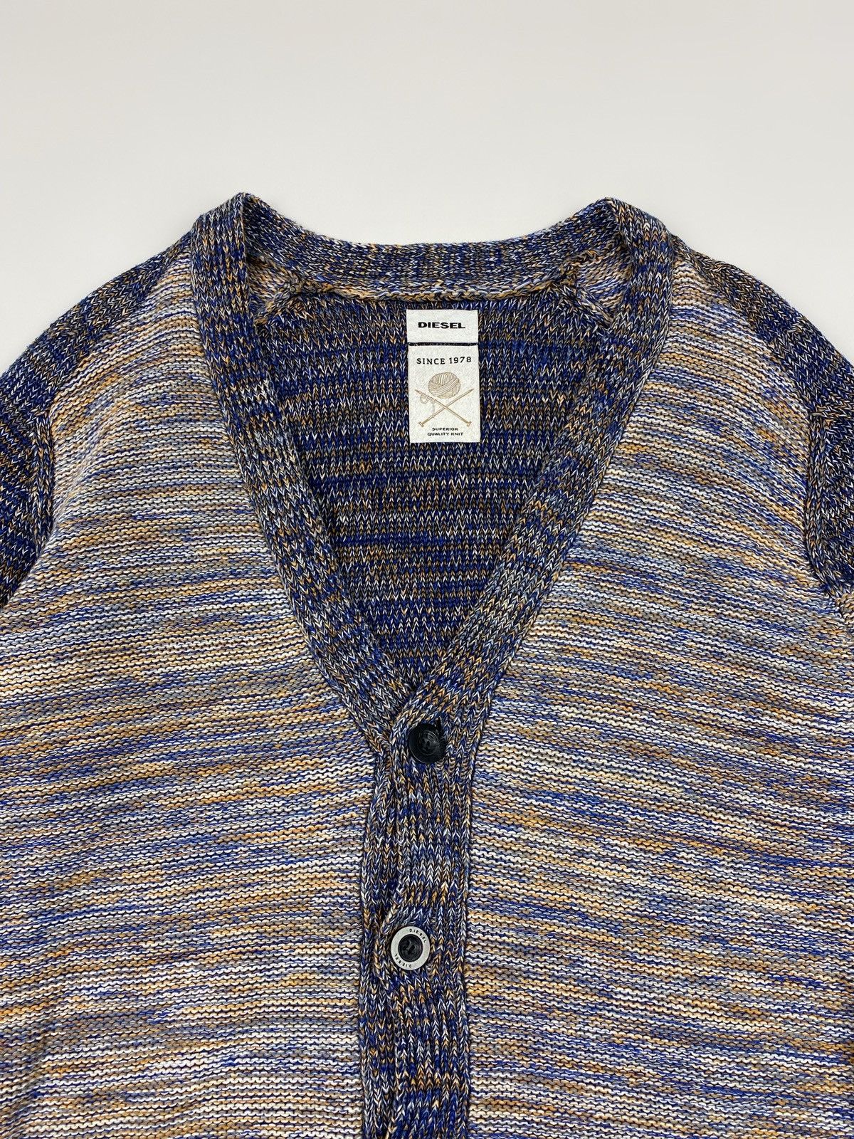 Diesel Diesel Superior Quality Knit Multicolor Cardigan Sweater Size US M / EU 48-50 / 2 - 4 Thumbnail