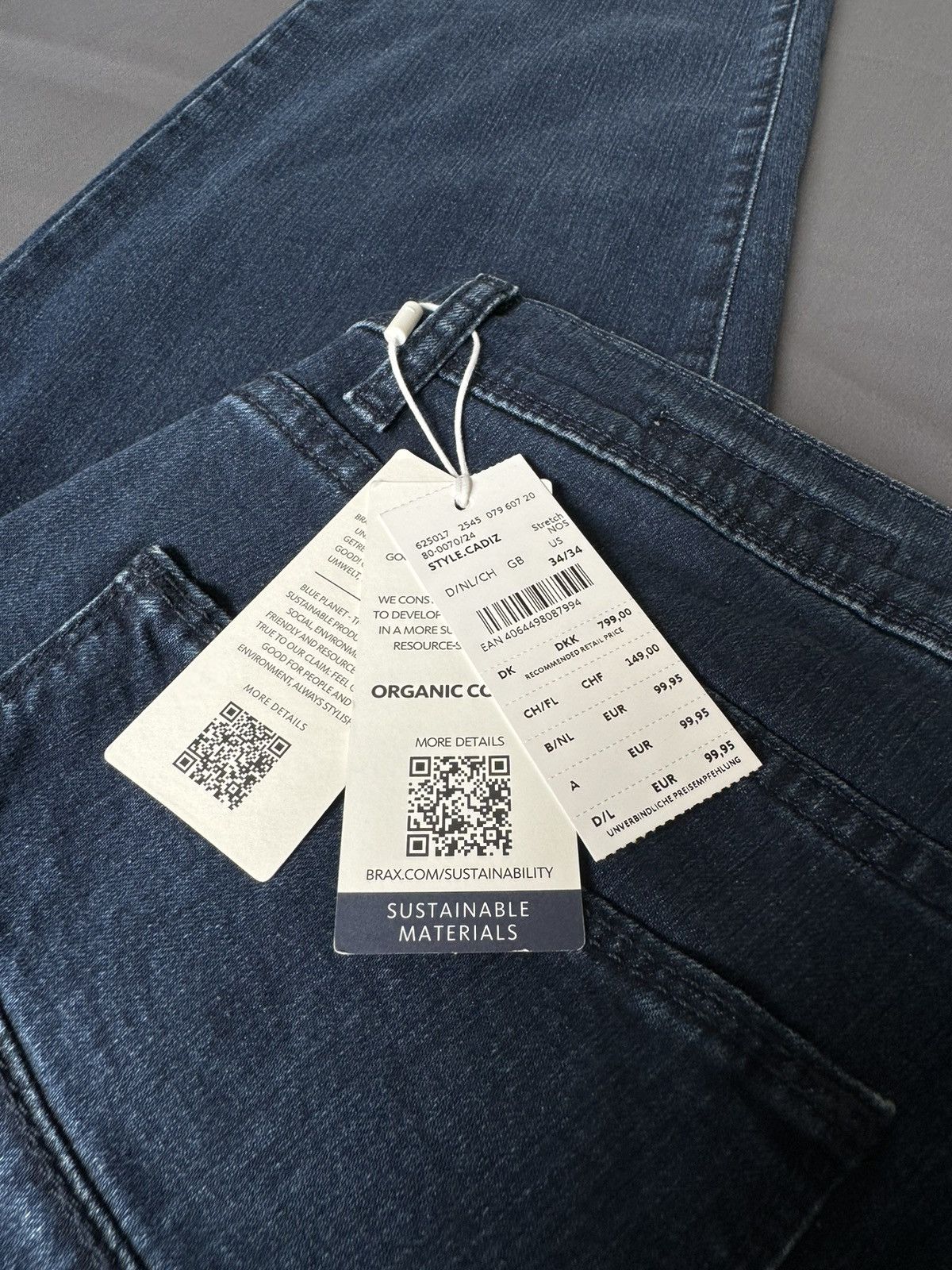 BRAX Neue Herren Jeans “Brax” W43-L34 Size US 34 / EU 50 - 5 Thumbnail