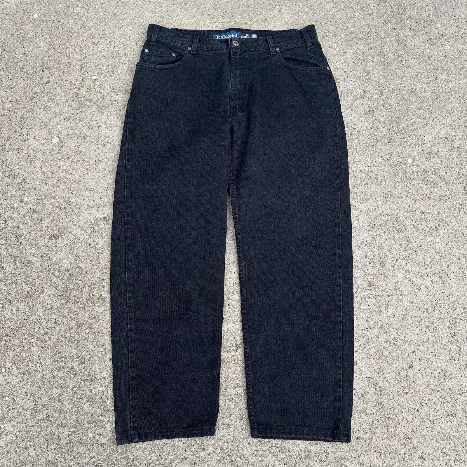Levi's × Vintage Vintage 90s Levi's Silvertab Black Baggy Denim