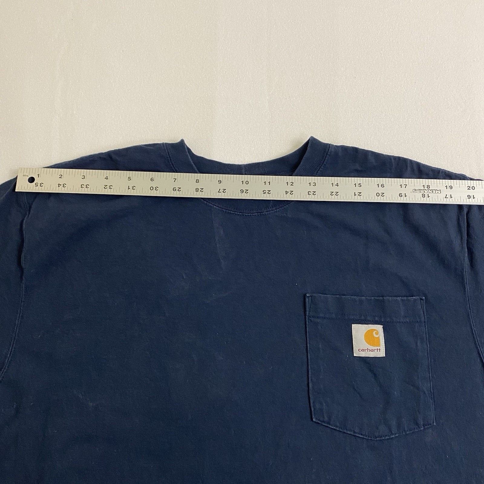 Carhartt Carhartt Men's Medium T-Shirt Navy Blue Crew Neck Tee Size US M / EU 48-50 / 2 - 3 Thumbnail