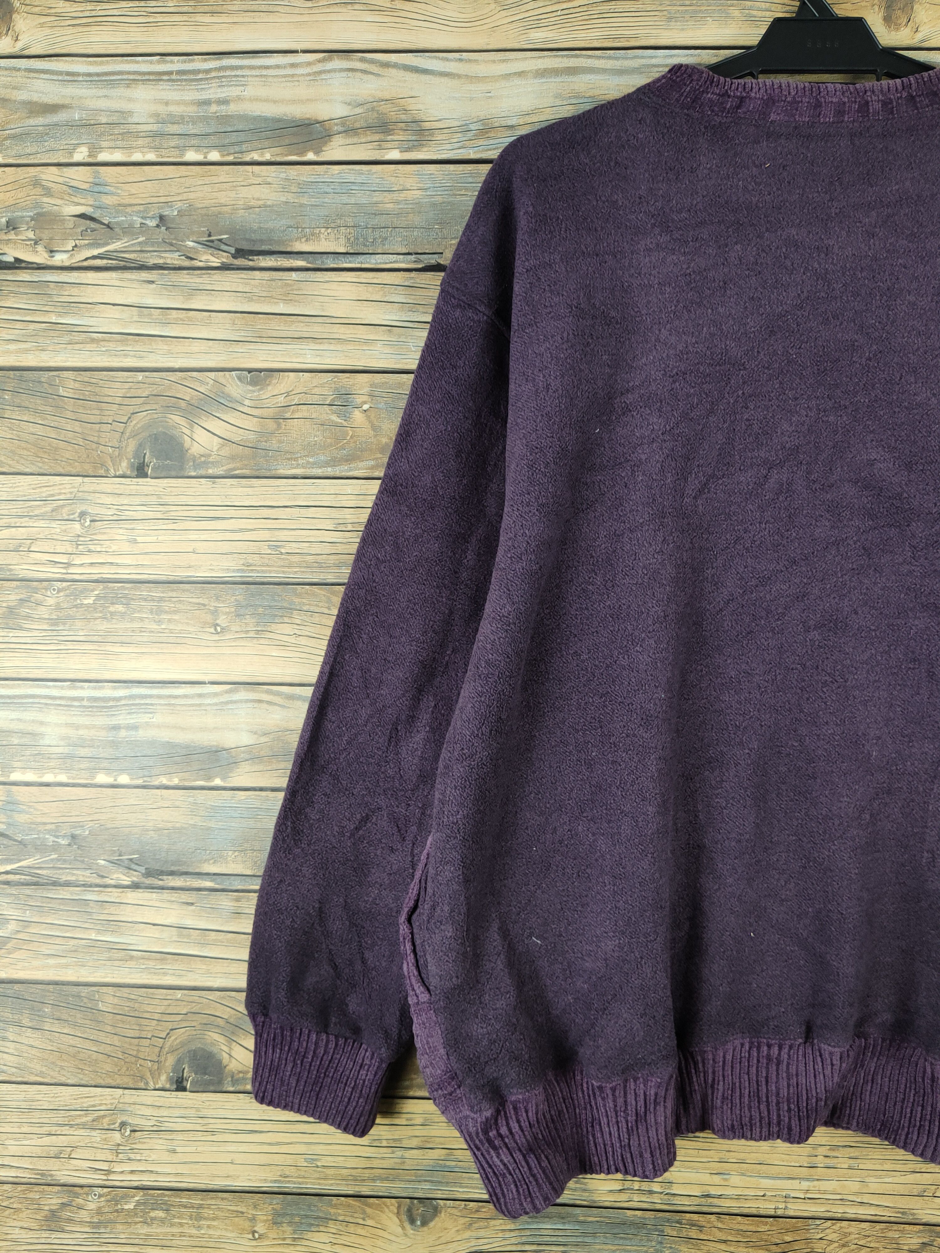 Japanese Brand × Vintage DL Short Arrow Purple Wool Sweatshirts #373 Size US L / EU 52-54 / 3 - 9 Thumbnail