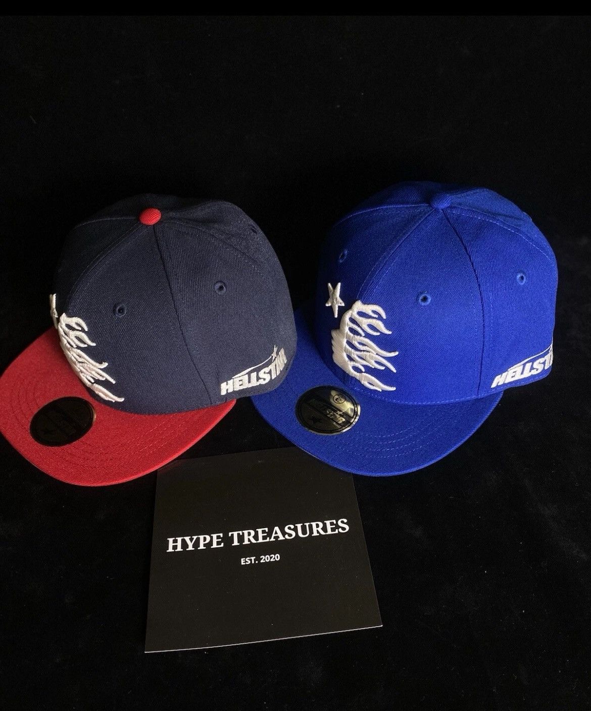 HELLSTAR Hellstar Fitted Baseball Cap Blue SIZE 7 Size ONE SIZE - 6 Thumbnail