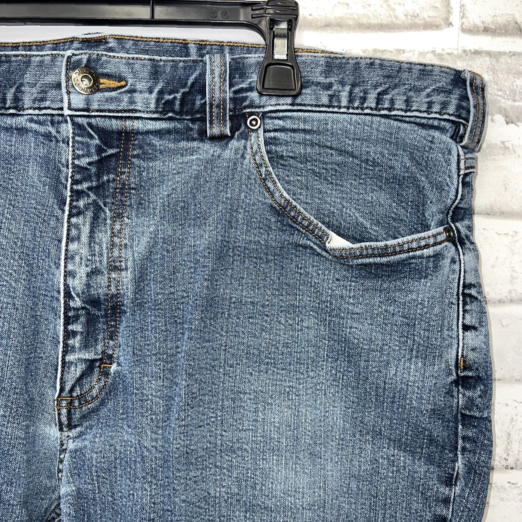 CO Duluth Trading Co Flex Weekender Jeans Mens Size 40x32 Blue Straight Size US 40 / EU 56 - 2 Thumbnail